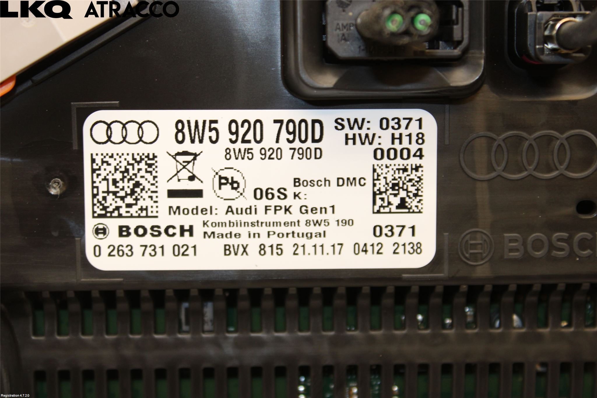 Audi A4/S4 B9 16-19 Instrument Komb