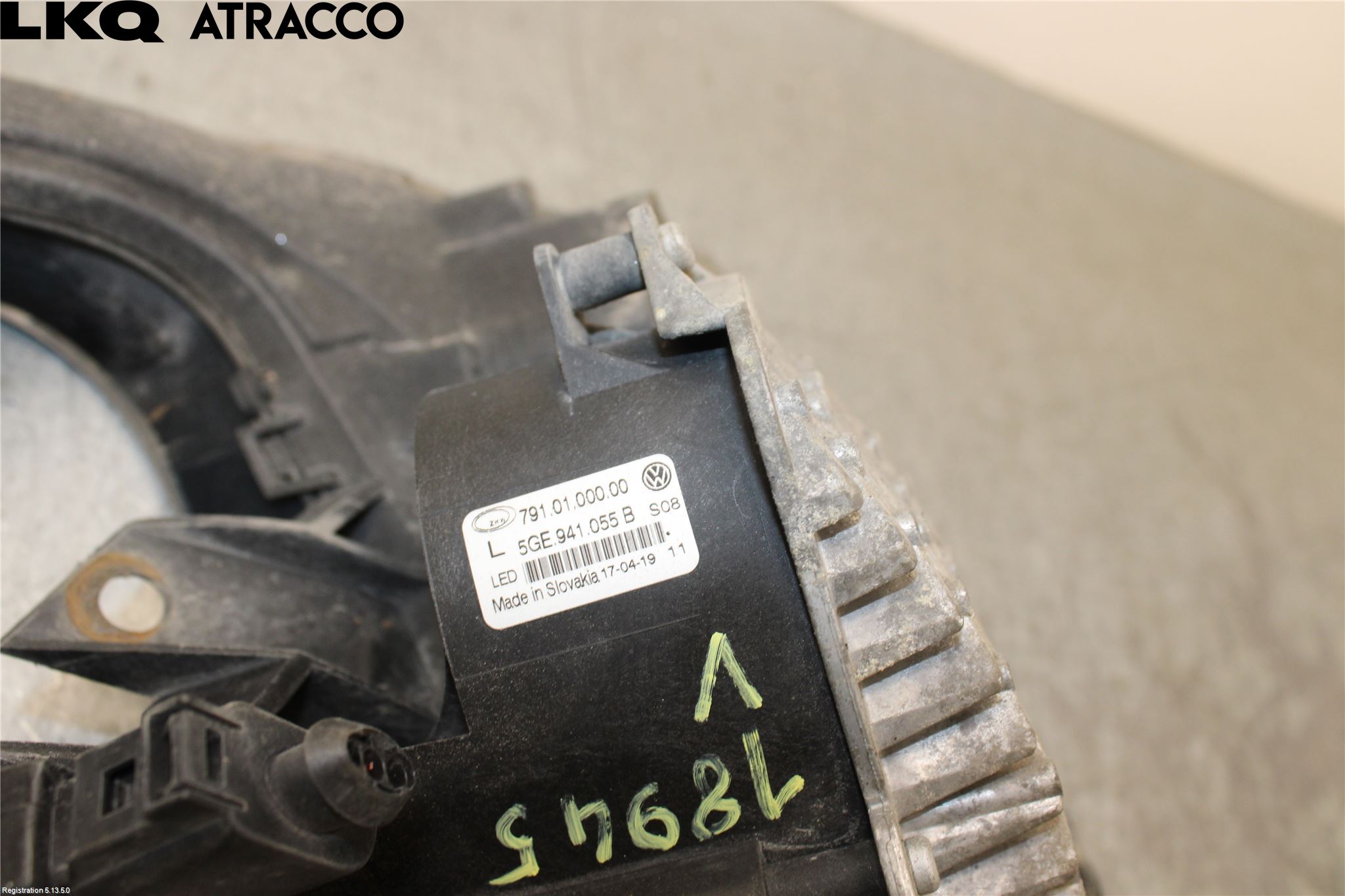 Volkswagen VW GOLF / E-GOLF VII 13-20 Dimljus-Varselljus Fram