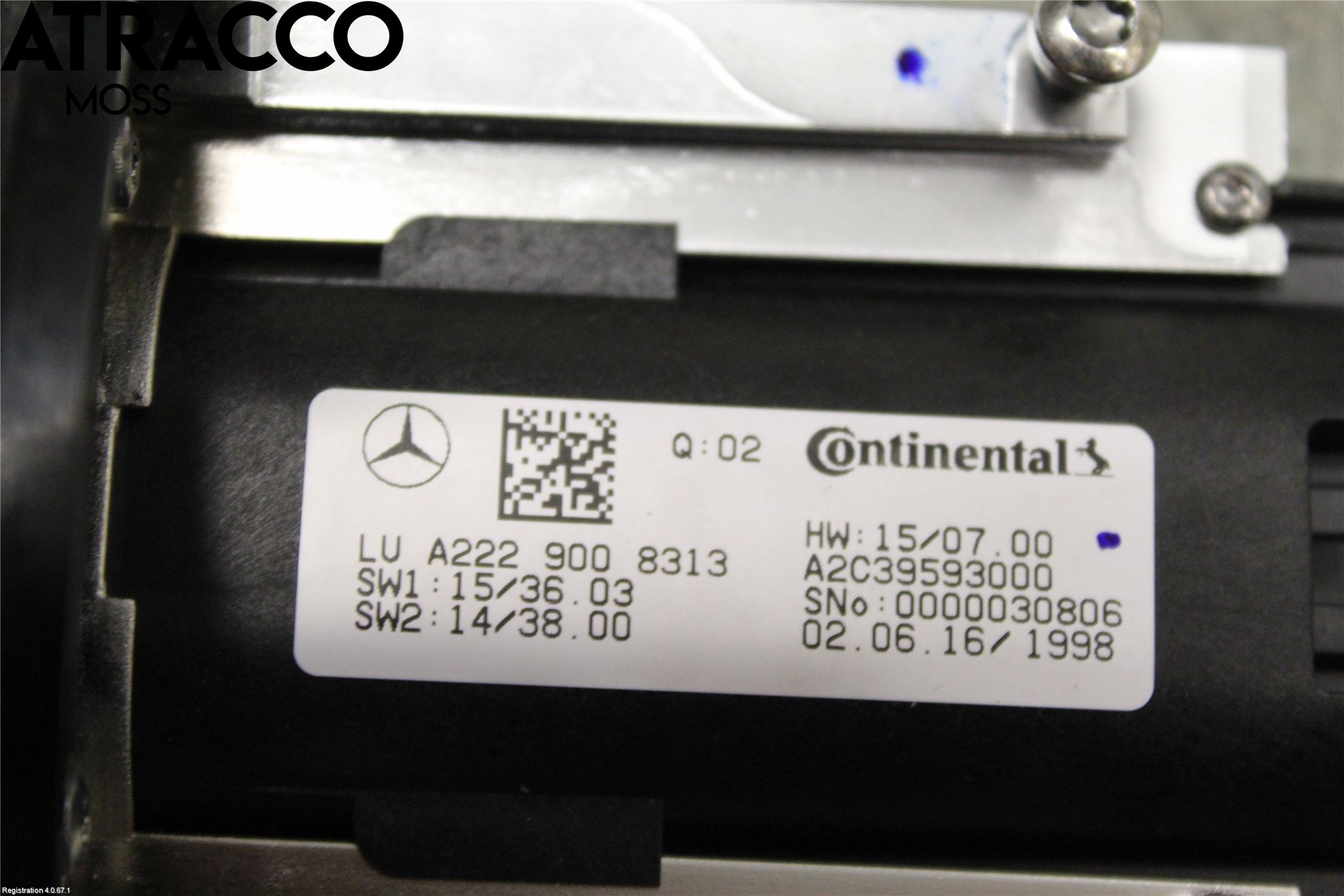 Mercedes-Benz MB S-KLASS (W222) 13-20 Strömställare Multifunktion