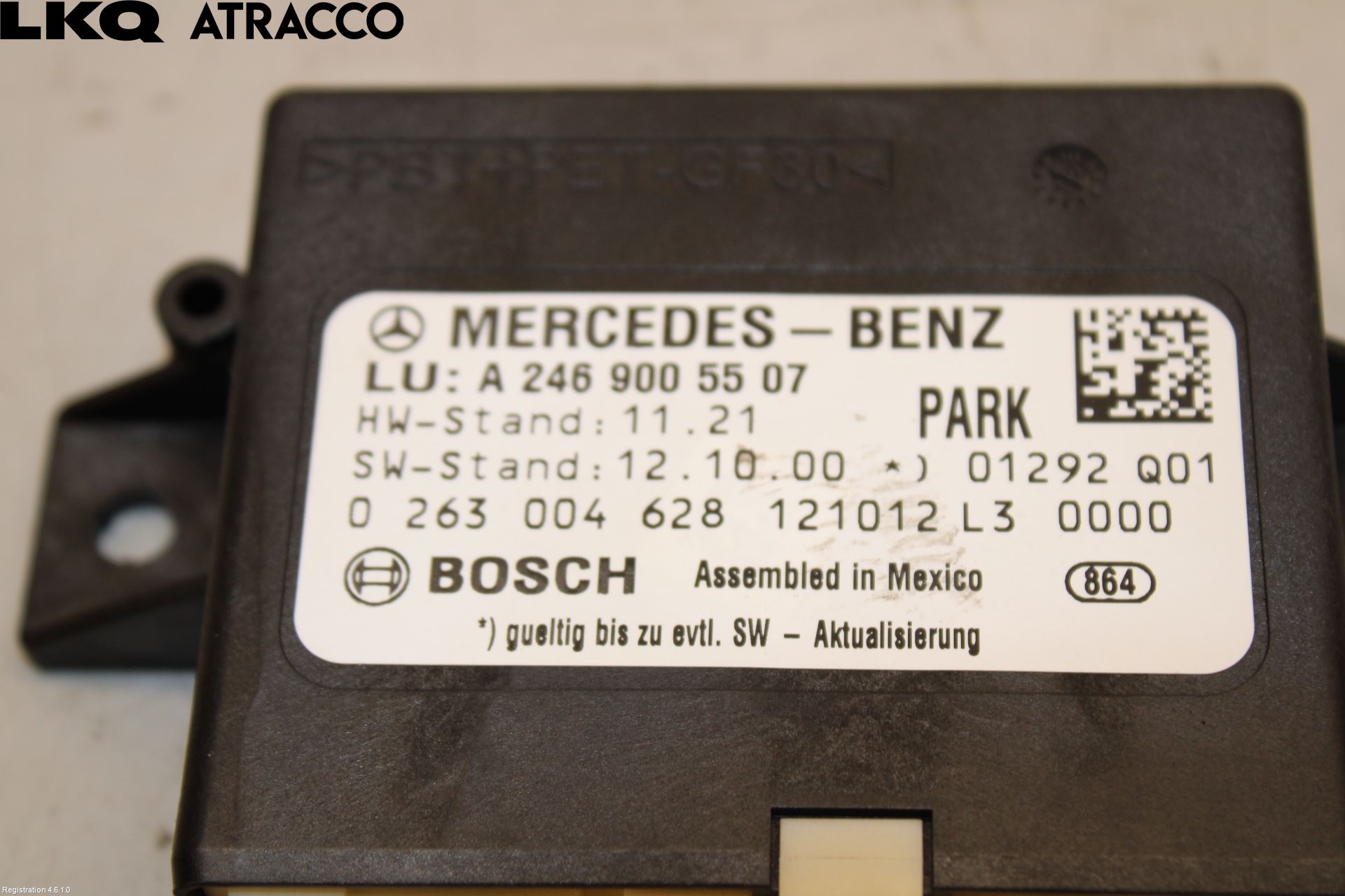 Mercedes-Benz MB B-KLASS (W246/W242) 12-19 Styrenhet Övrigt