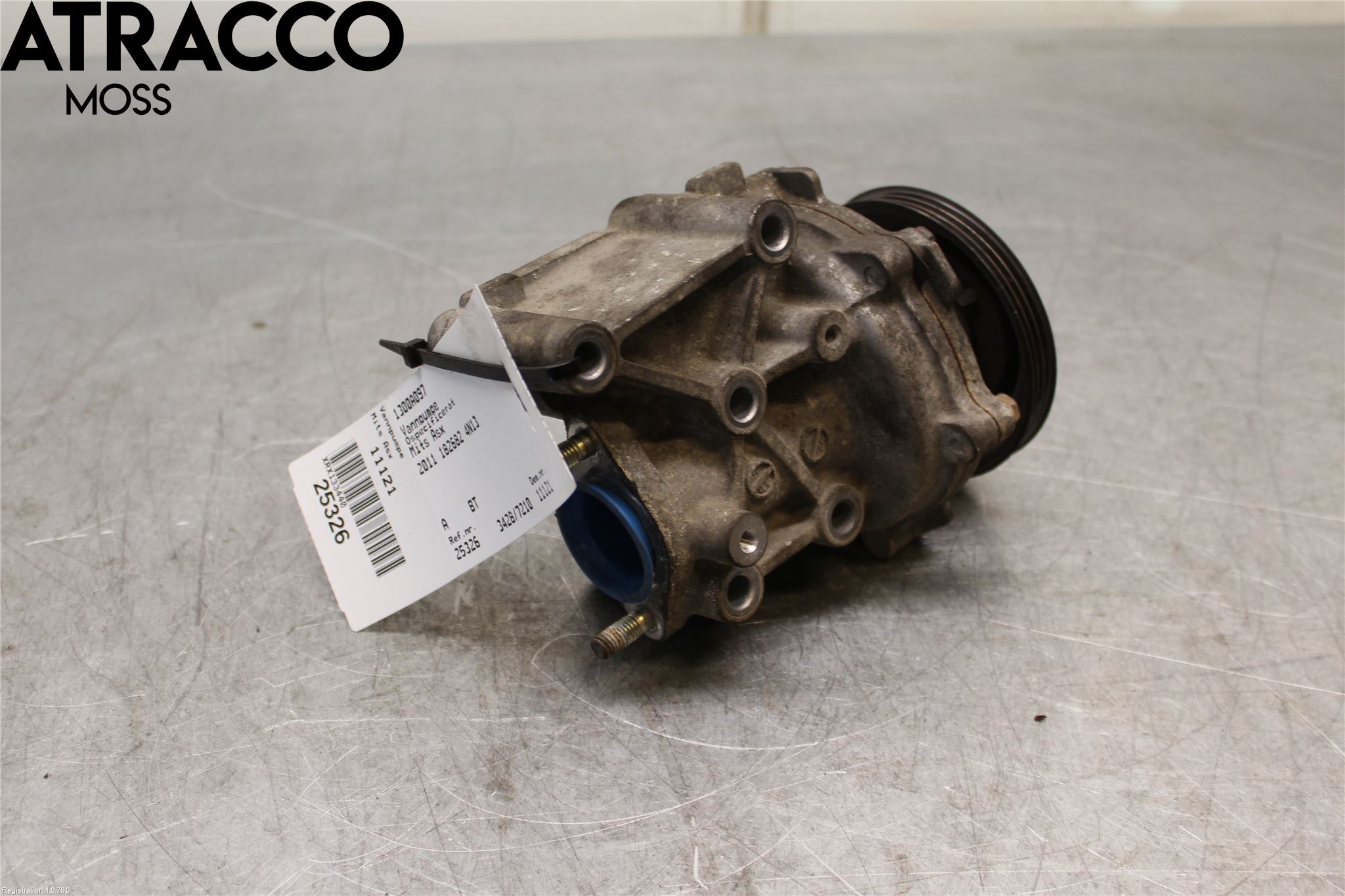 Mitsubishi ASX 10-22 Vattenpump