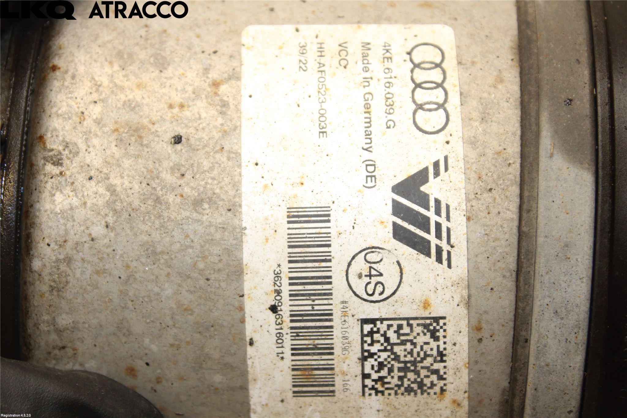 Audi E-TRON, S GE 19- Fjäderben Fram Vänster