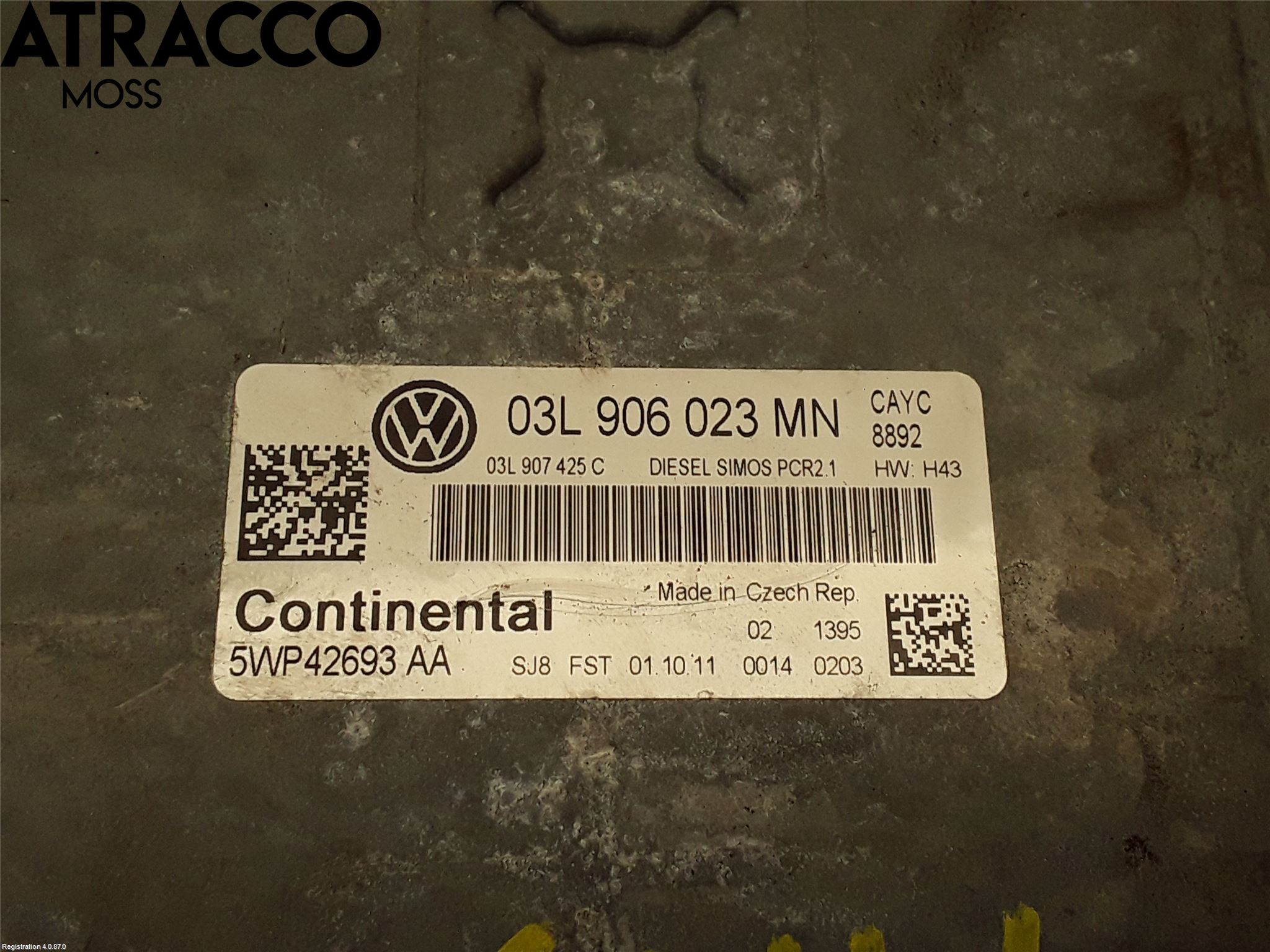 Volkswagen VW GOLF VI 09-13 Styrenhet Insprut Bensin