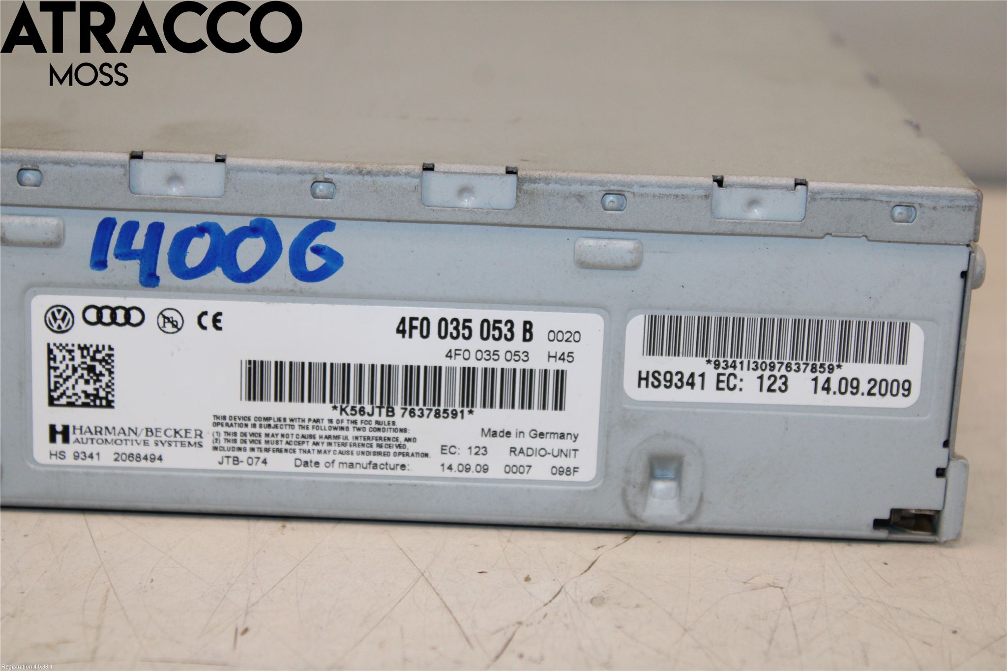 Audi A4/S4 08-11 Radio Övrigt
