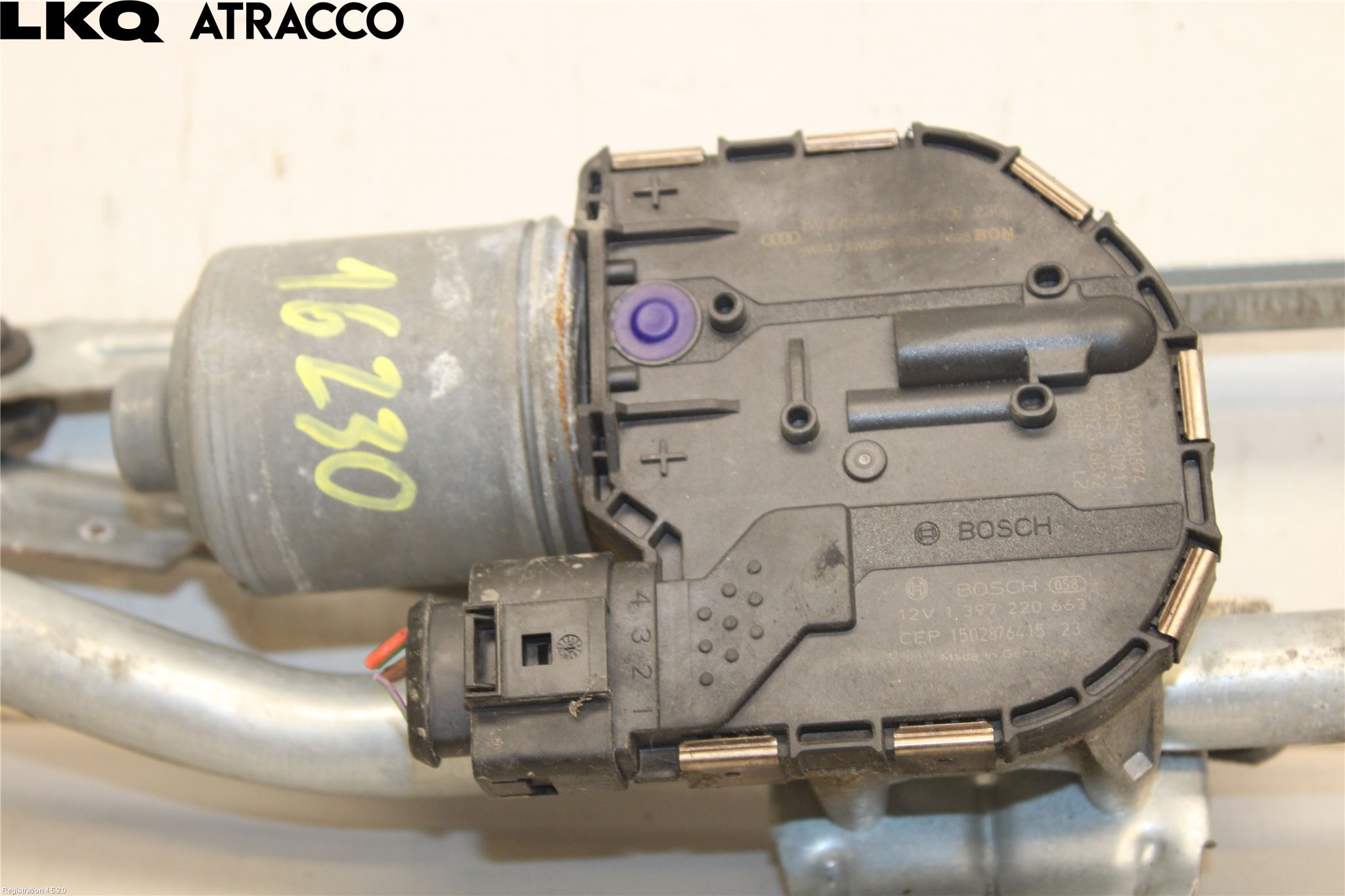 Audi A3/S3 05-13 Torkarmotor Vindruta