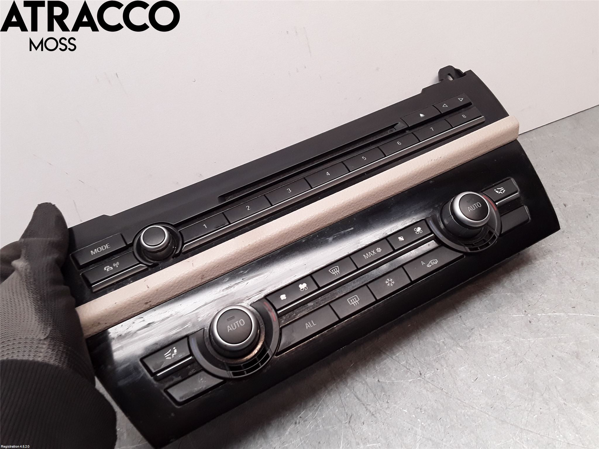 BMW 5 F10/F11/F18 09-17 Värmereglage
