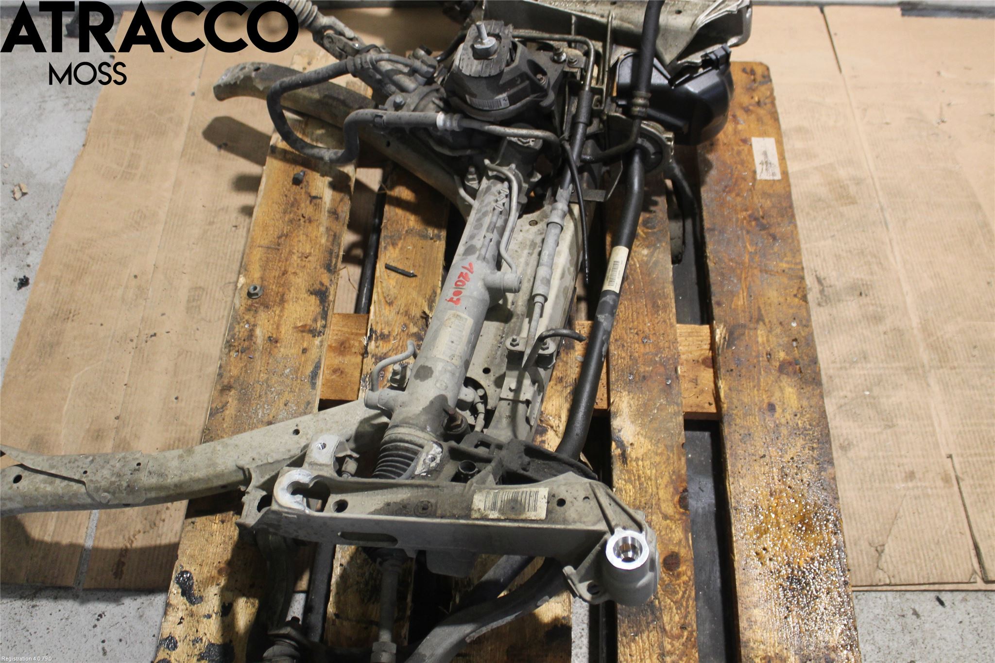 BMW 5 E60/61 Sed/Tou 02-10 Framvagn-Axel