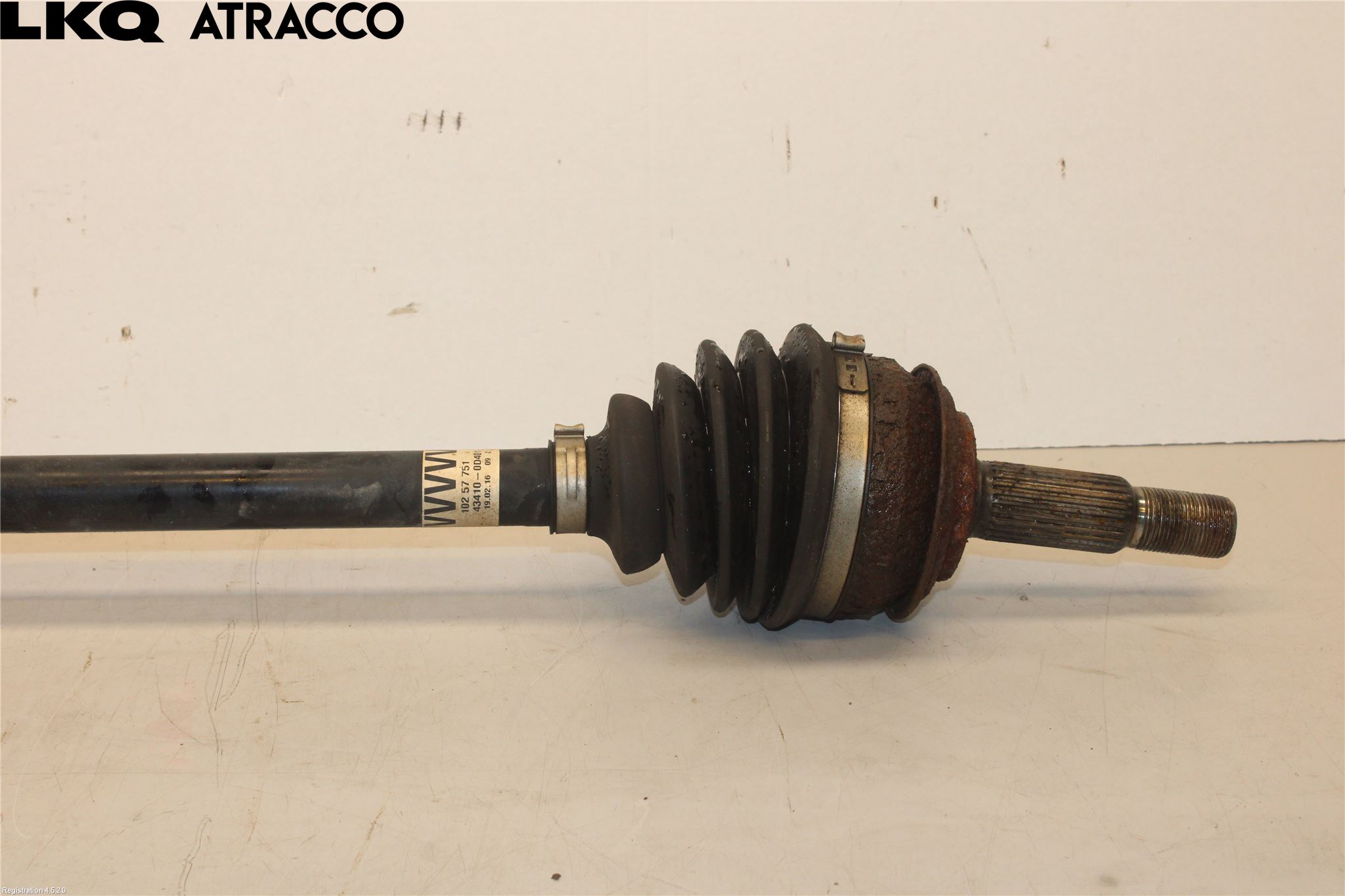 Toyota YARIS XP130 15-20 Drivaxel Fram Höger
