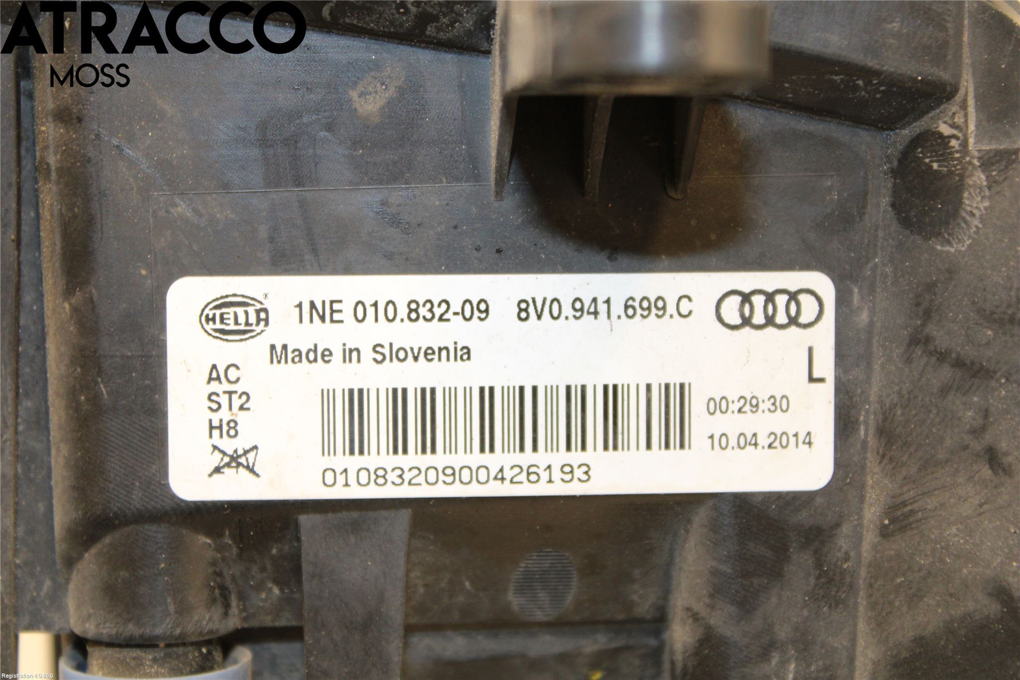 Audi A3/S3 05-13 Dimljus-Varselljus Fram