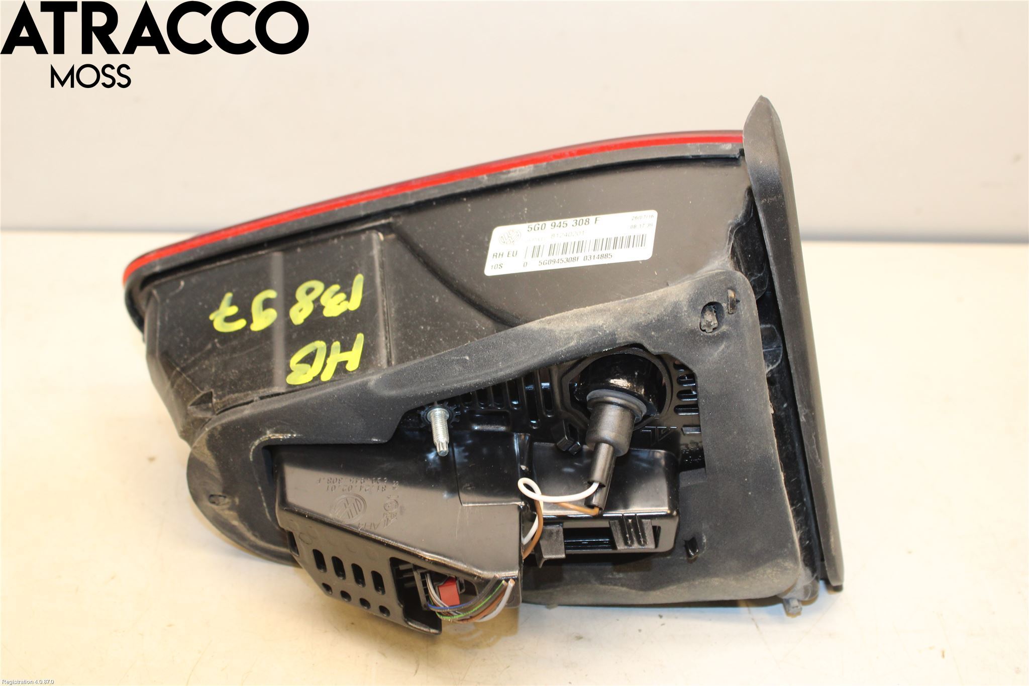 Volkswagen VW GOLF / E-GOLF VII 13-20 Bakljus Lucka Hö