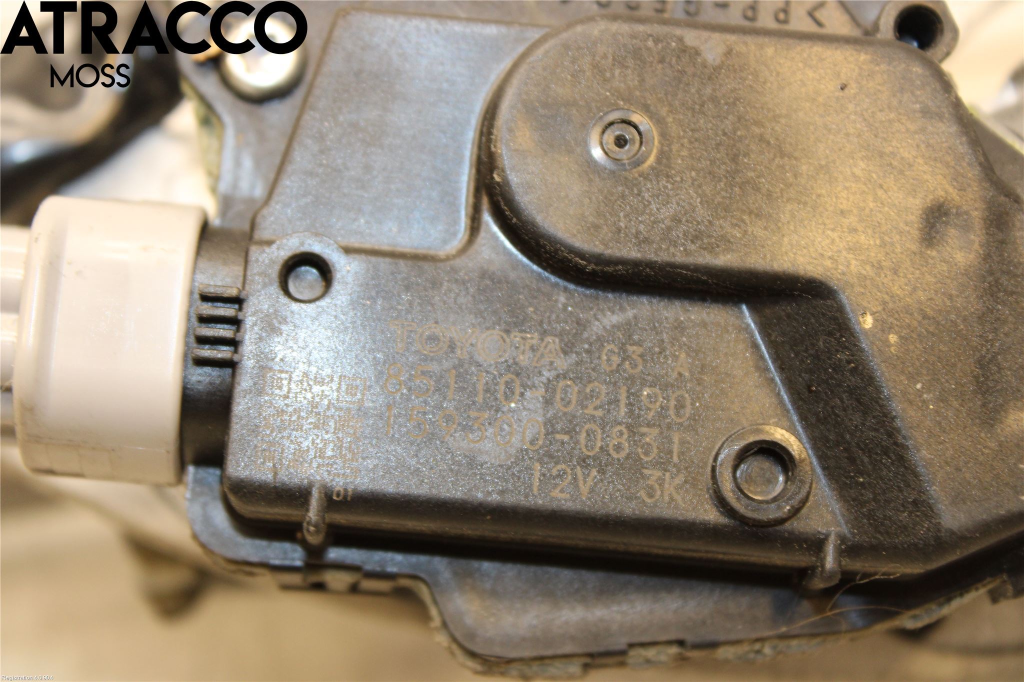 Toyota AURIS 10-12 Torkarmotor Vindruta