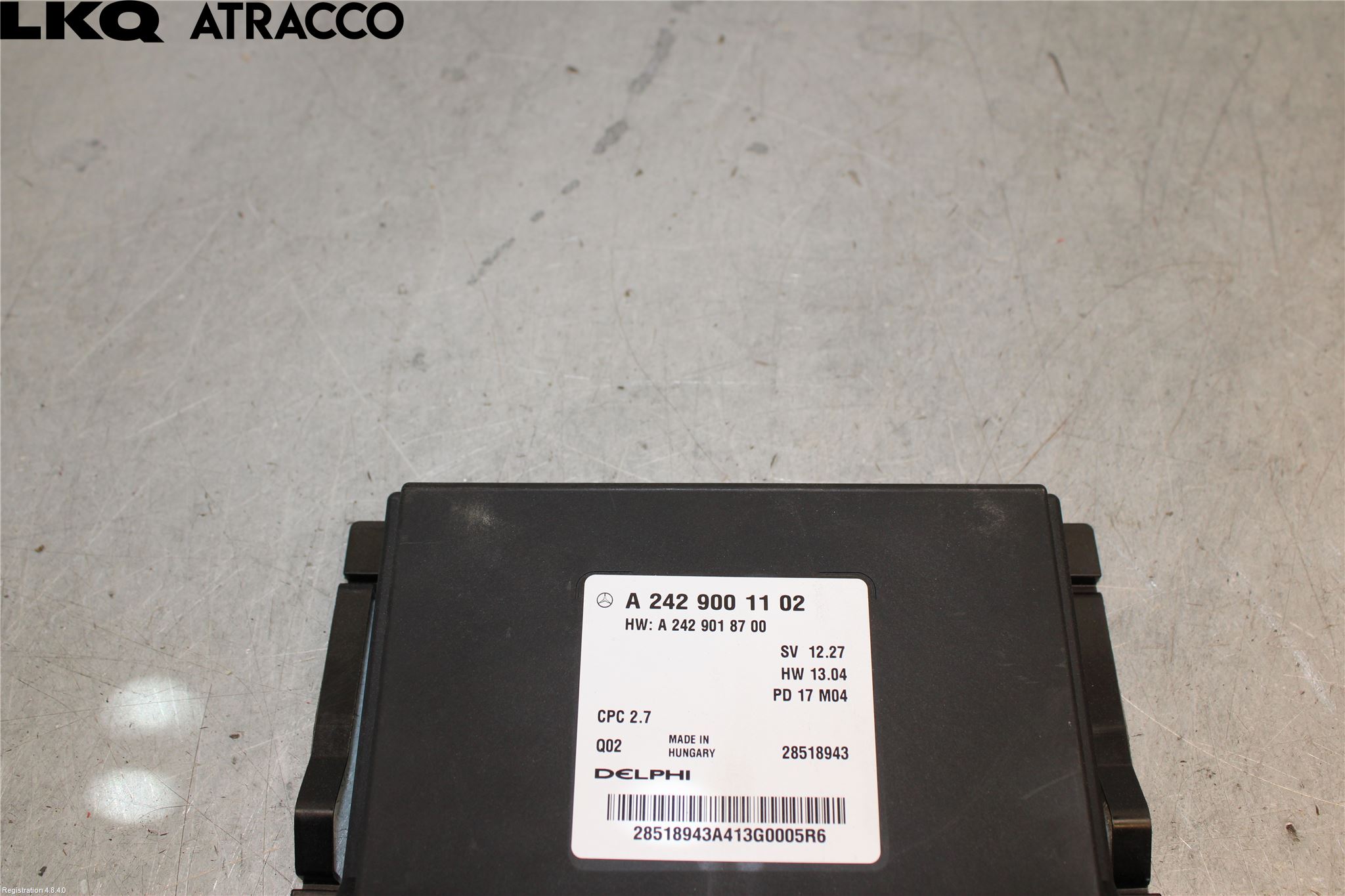 Mercedes-Benz MB B-KLASS (W246/W242) 12-19 Styrenhet Övrigt