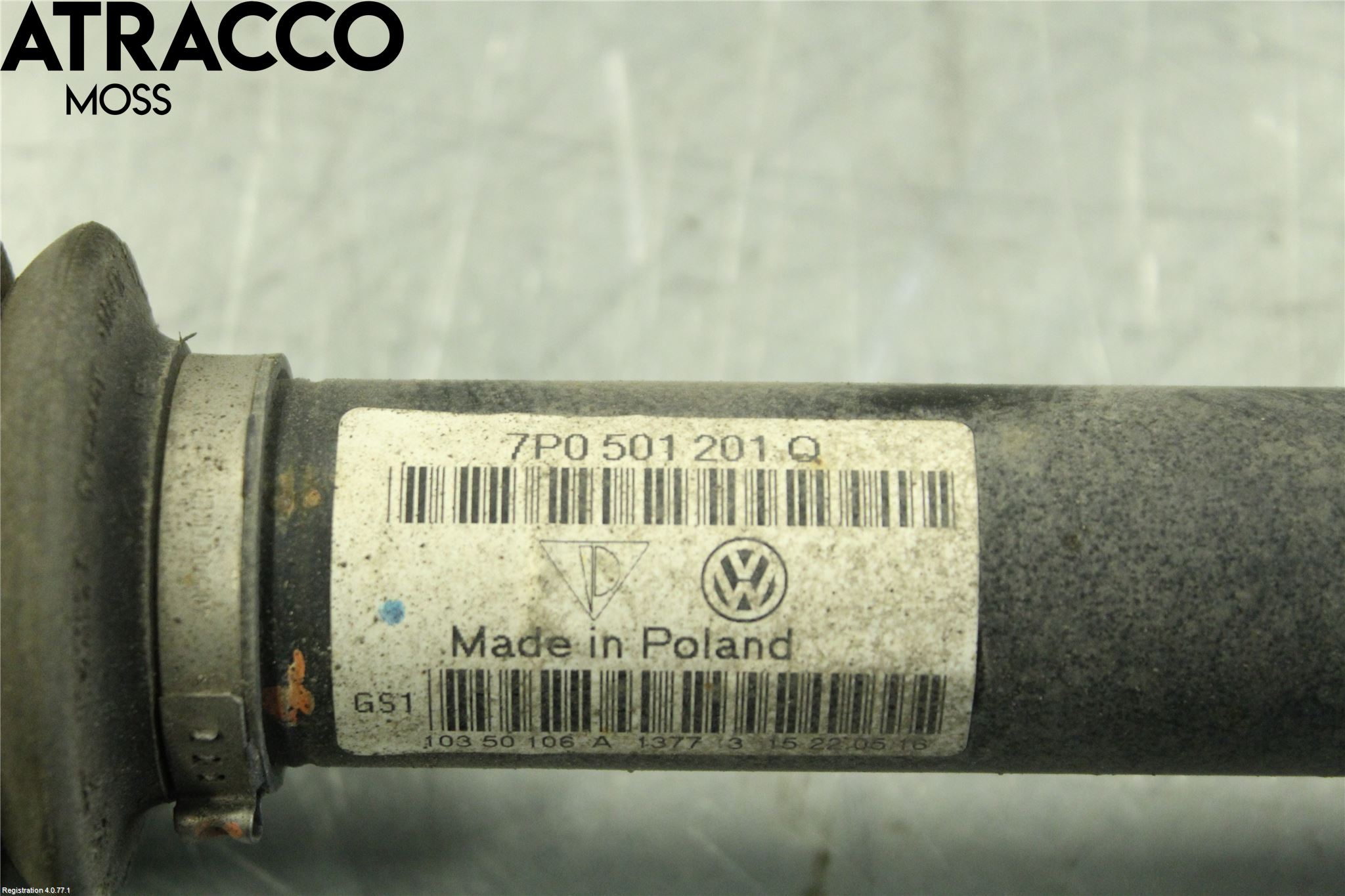 Porsche CAYENNE 03- Drivaxel Bak Höger