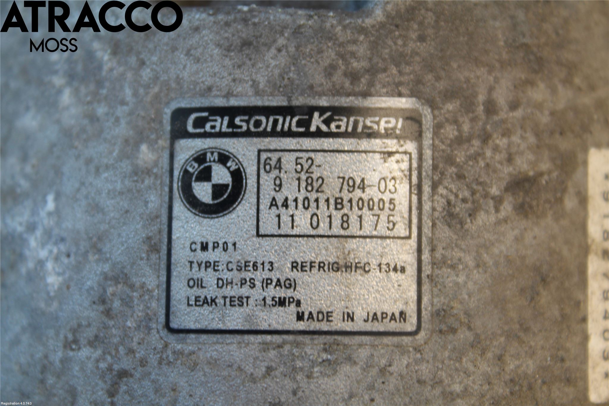 BMW 3 E90/91 SED/TOU 05-12 Ac Kompressor