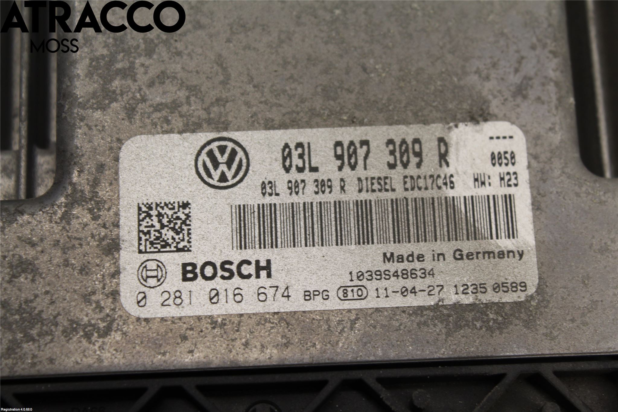 Volkswagen VW TOURAN 10-15 Styrenhet Insprut Bensin