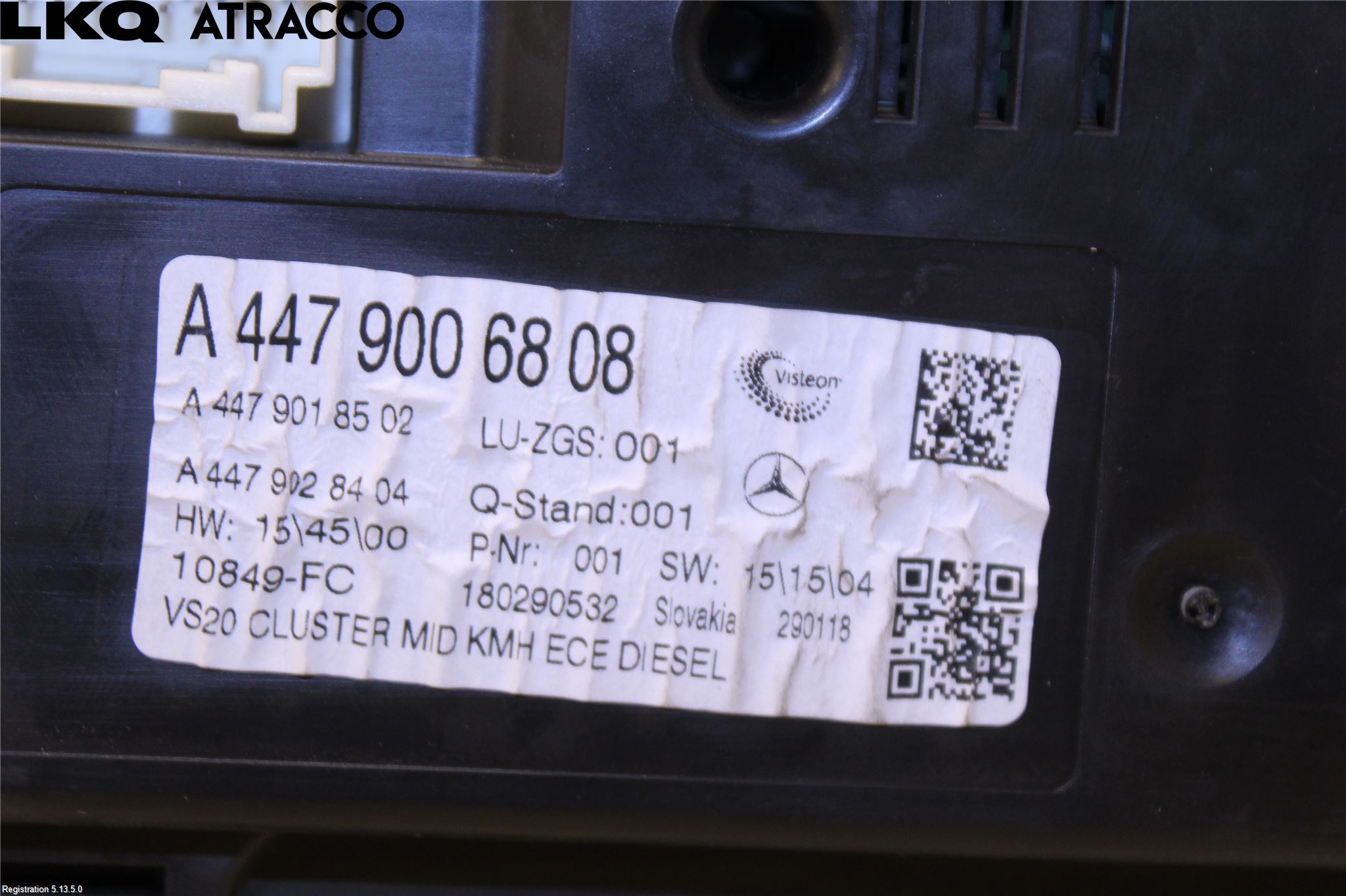 Mercedes-Benz MB VITO/V-KLASS (W640,W447,W448) 14- Instrument Komb