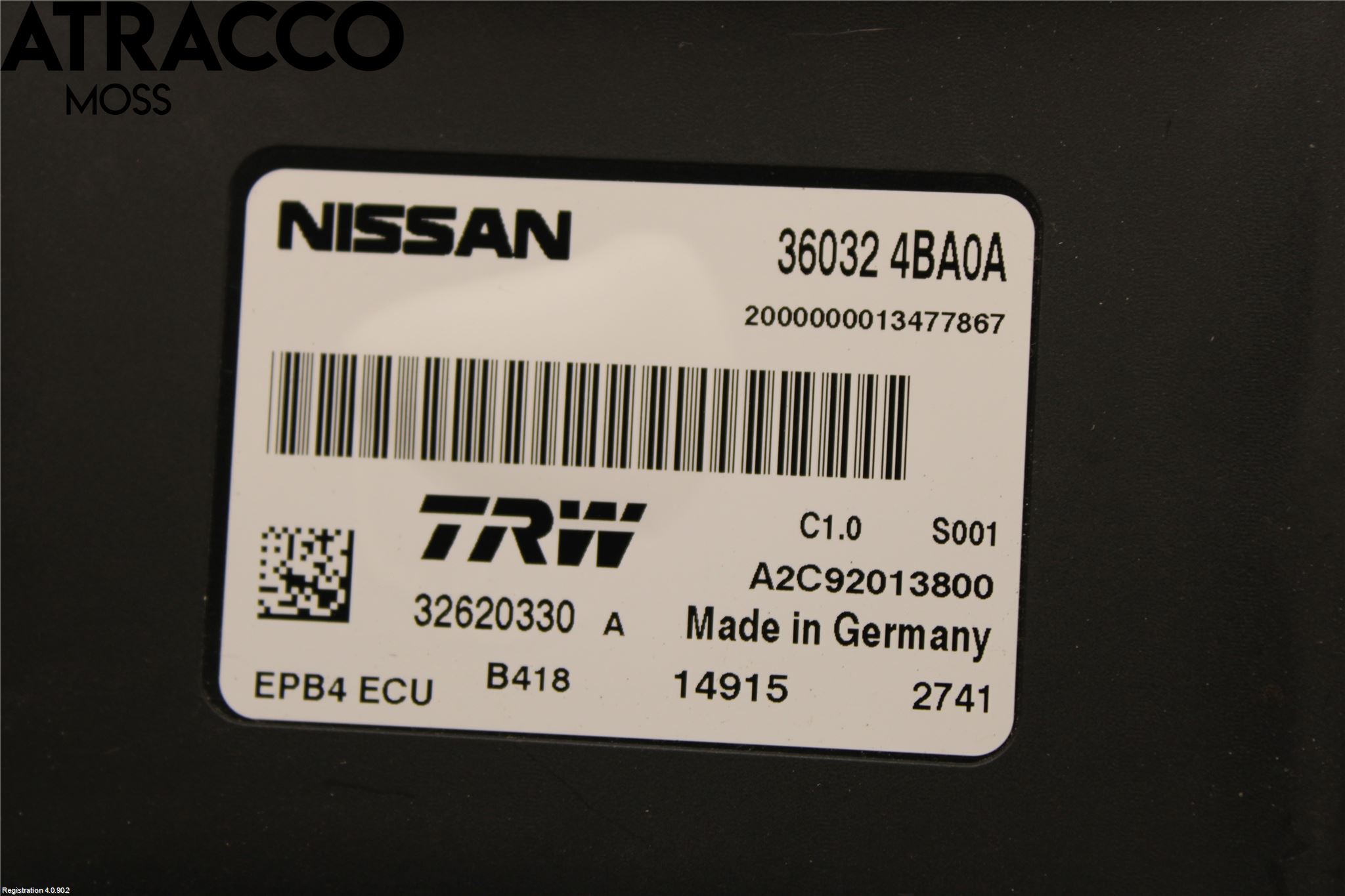 Nissan X-TRAIL 14-21 Styrenhet Parkbroms Epb