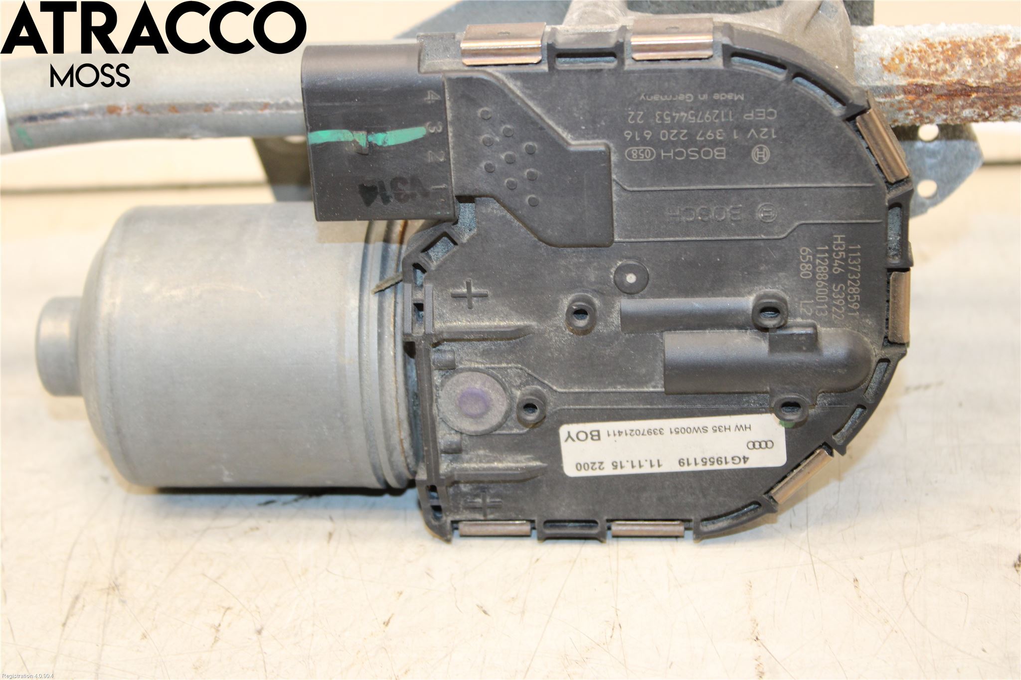 Audi A6/S6 4G 11-18 Torkarmotor Vindruta