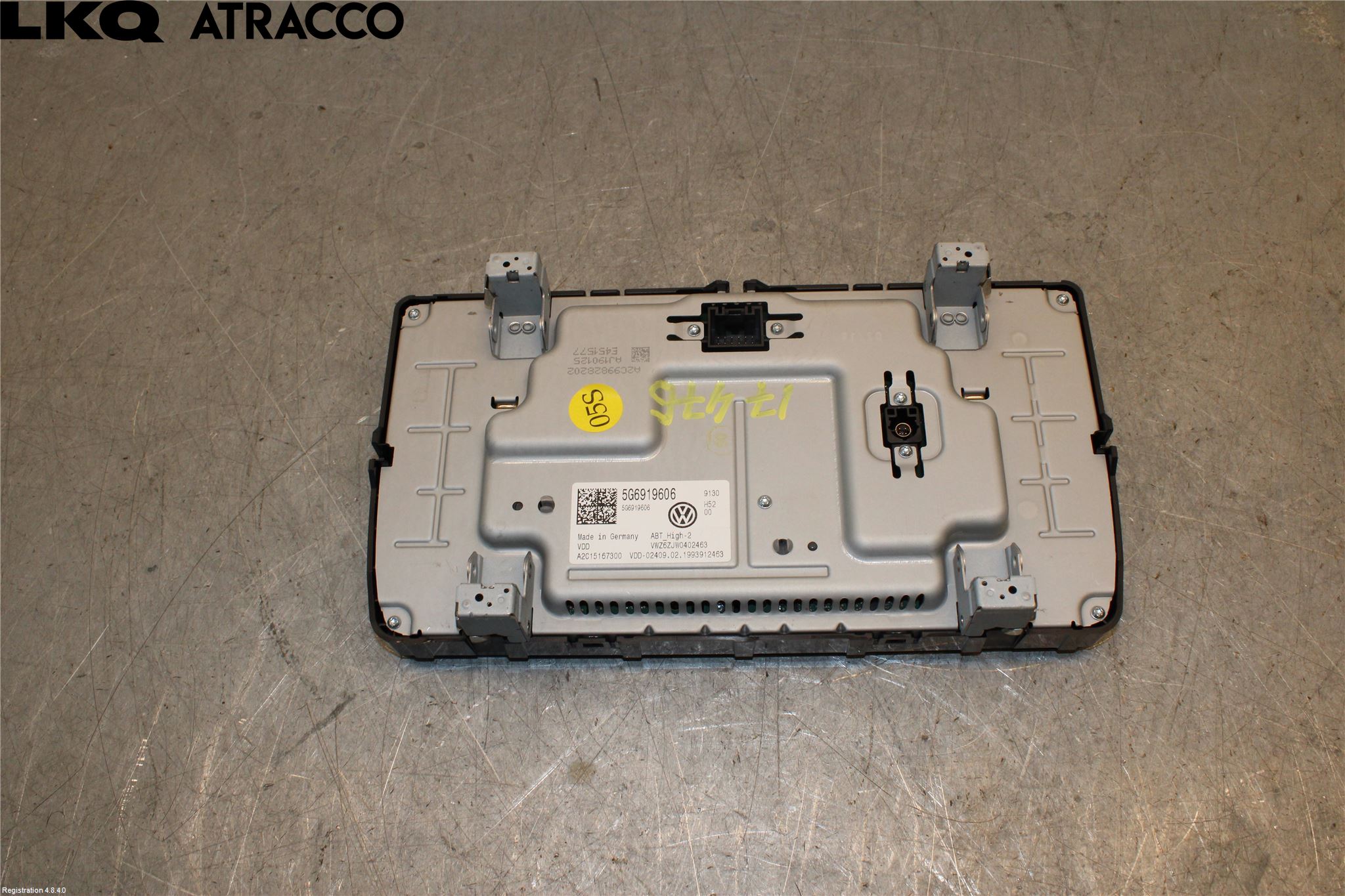 Volkswagen VW GOLF / E-GOLF VII 13-20 Multifunktionsdisplay