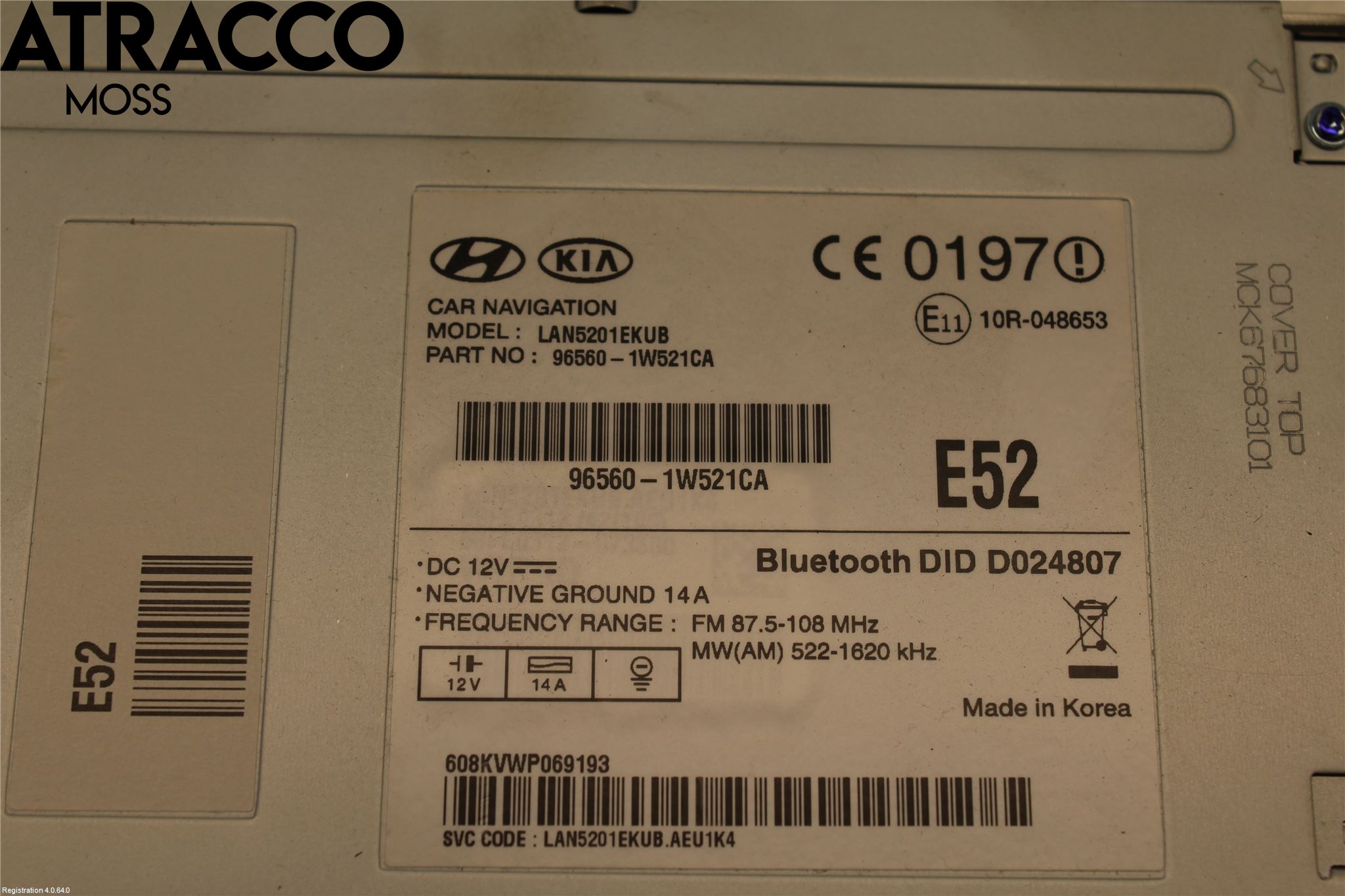 Kia RIO 12-16 Cd Radio - Multimediapanel