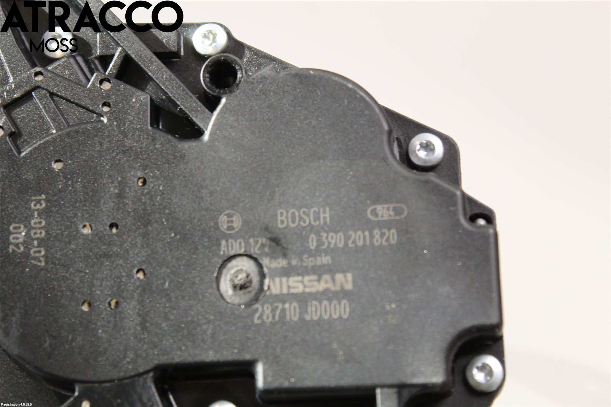 Nissan QASHQAI 10-14 Torkarmotor Baklucka