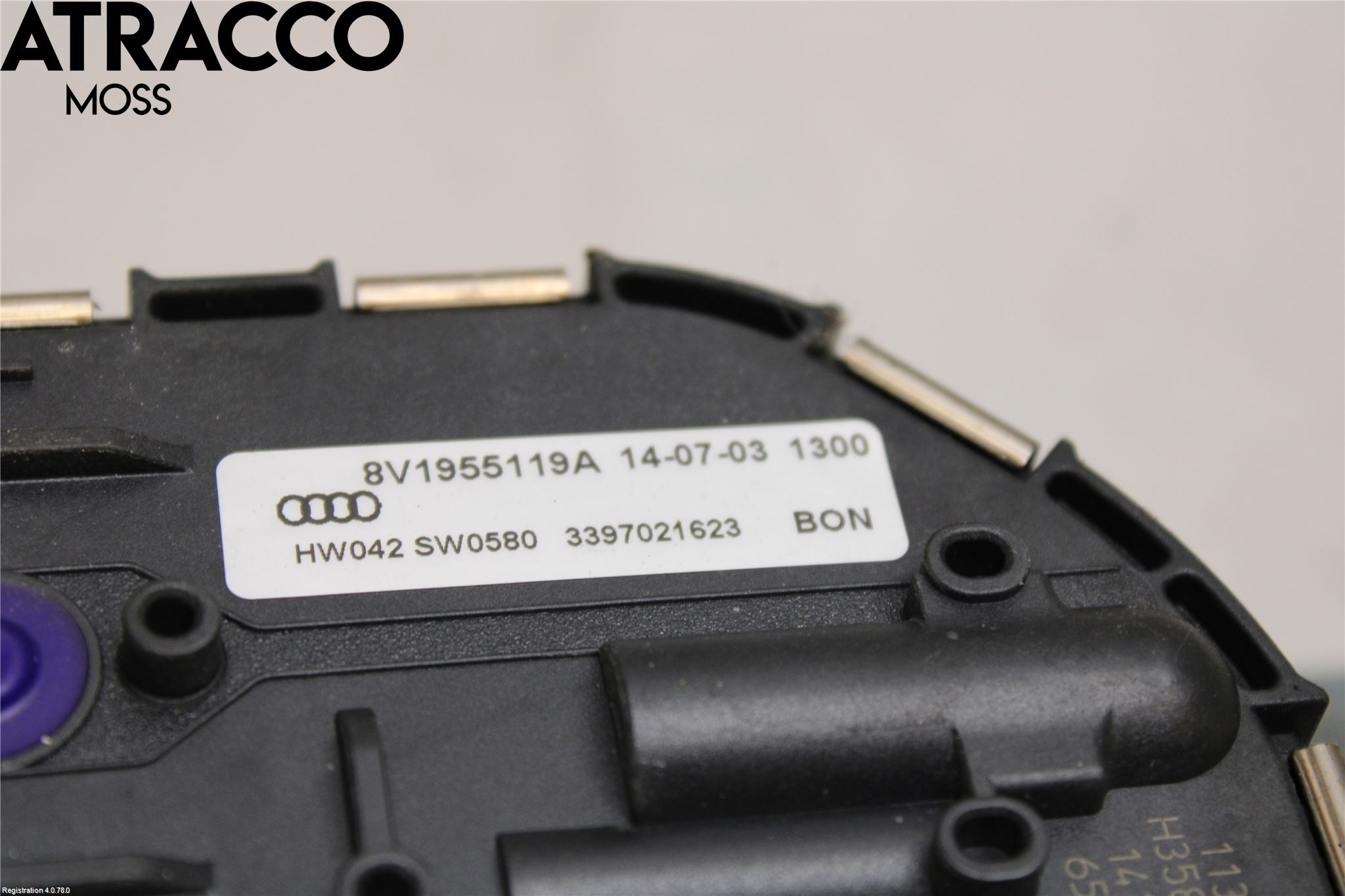 Audi A3/S3 8V 13-20 Torkarmotor Vindruta