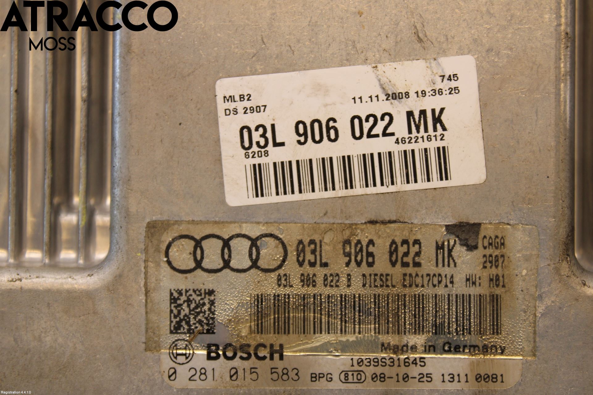 Audi A4/S4 08-11 Styrenhet Insprut Bensin
