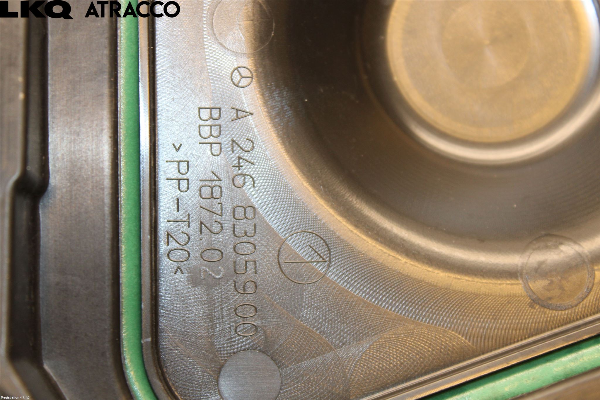 Mercedes-Benz MB B-KLASS (W246/W242) 12-19 Torpedplåt-Torpedplast