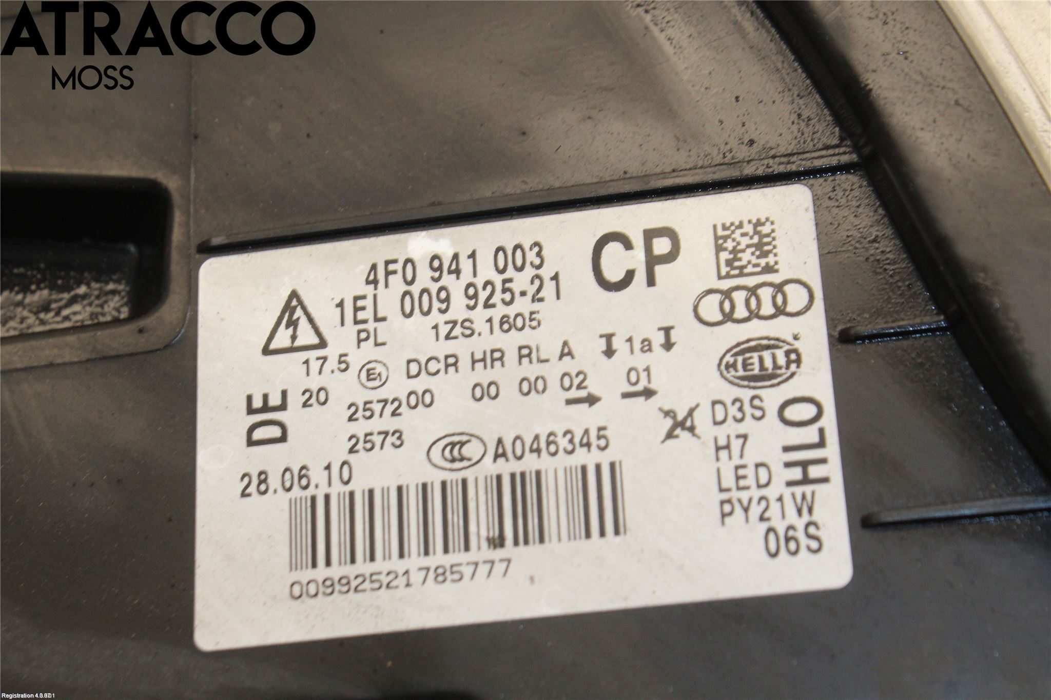 Audi A6/S6     05-11 Strålkastare Vänster