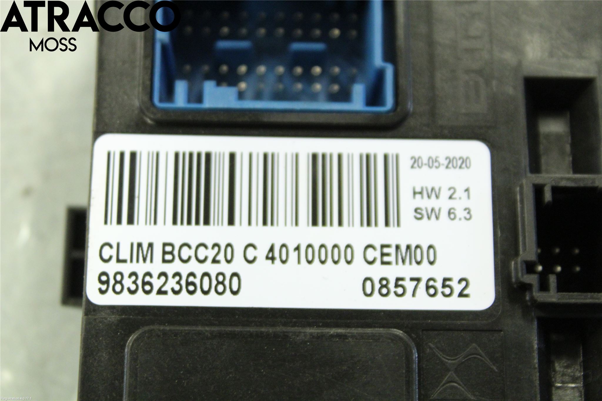 Peugeot 2008/E-2008 20- Styrenhet Övrigt