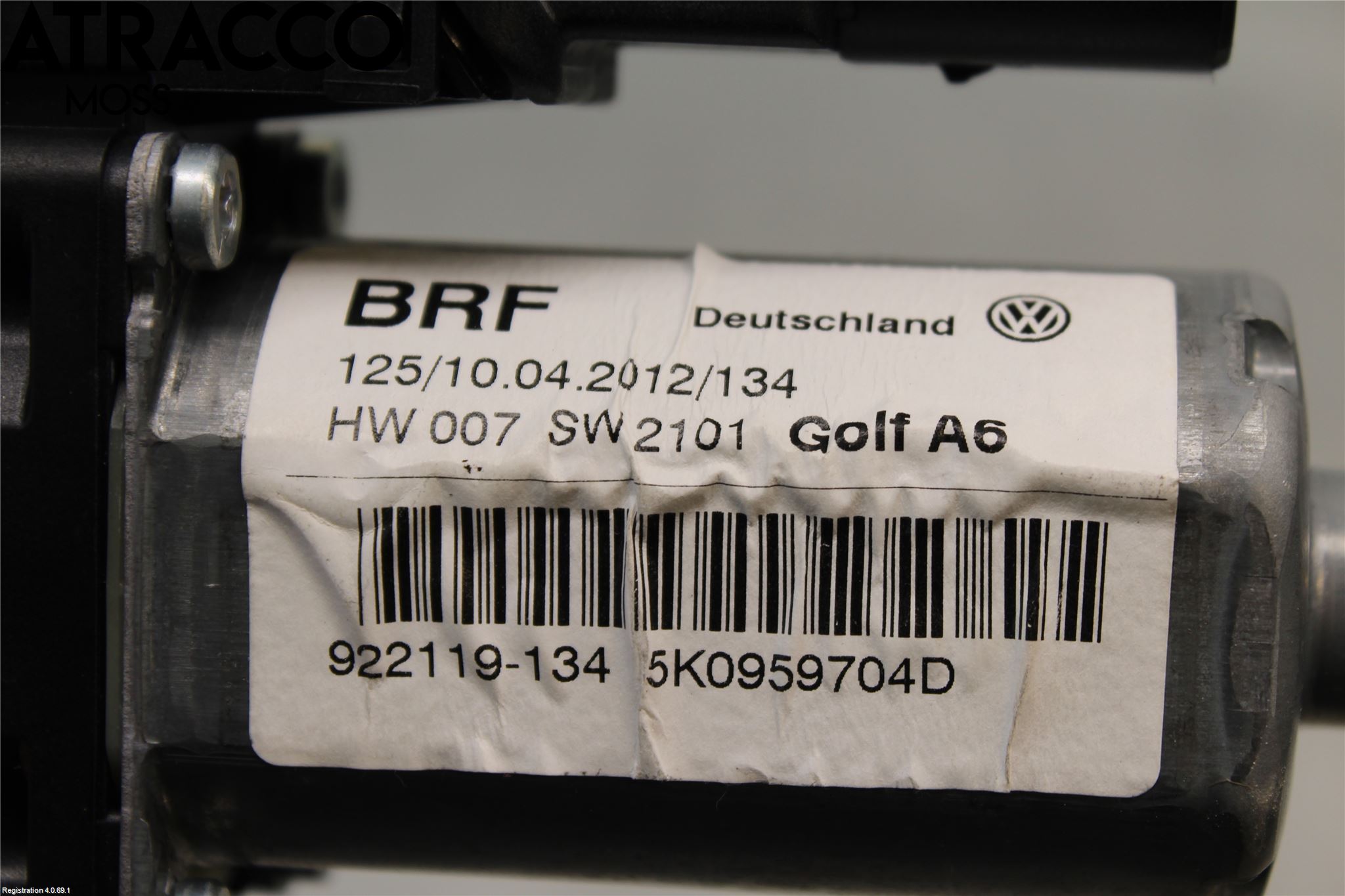 Volkswagen VW GOLF VI 09-13 Fönsterhissmotor