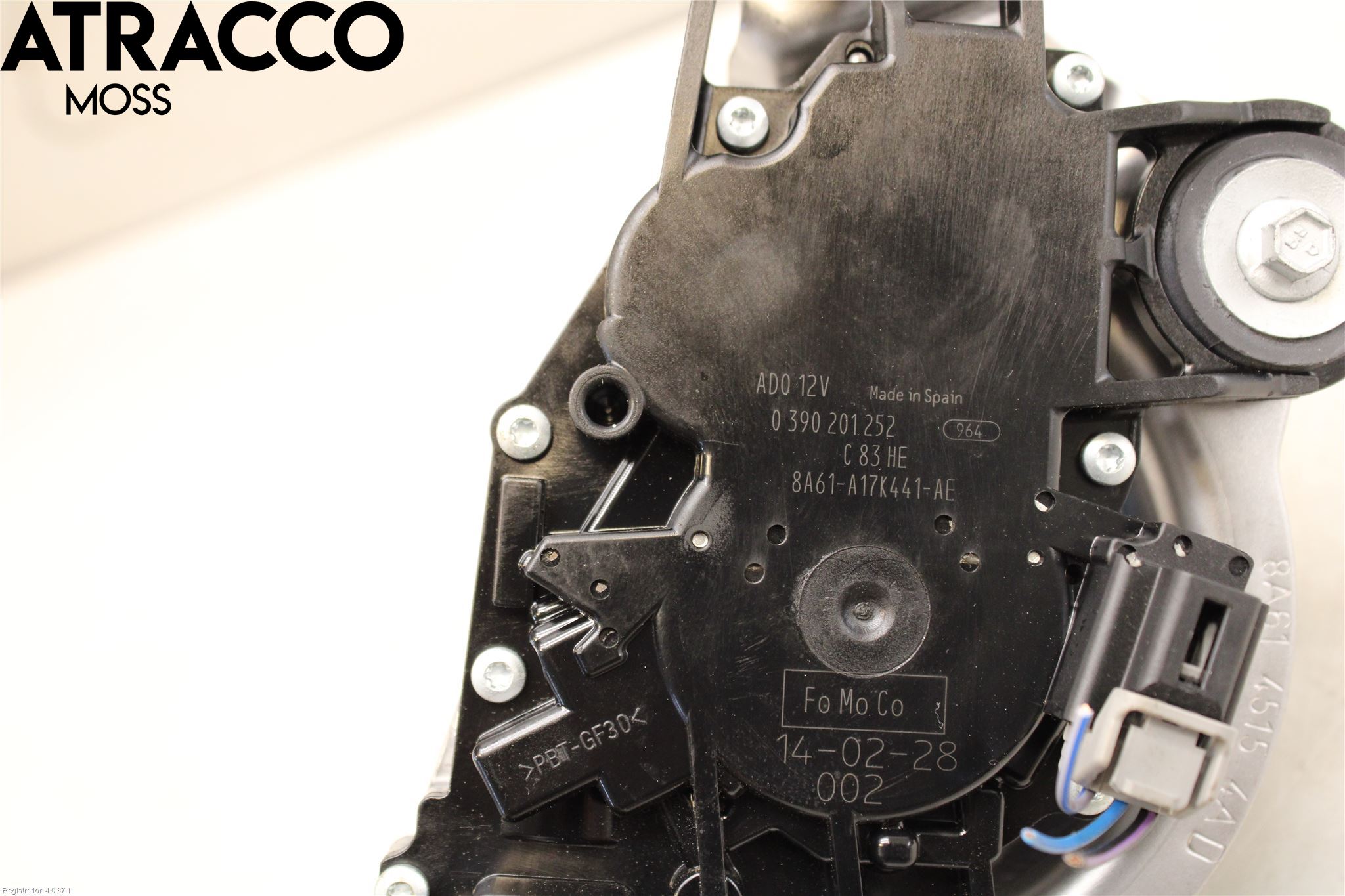 Ford FIESTA 13-17 Torkarmotor Baklucka