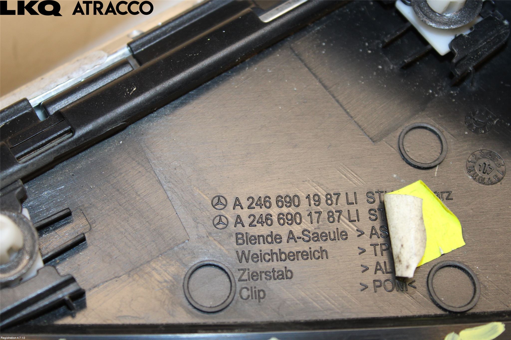 Mercedes-Benz MB B-KLASS (W246/W242) 12-19 Dörr Dekorlist Fram Vä