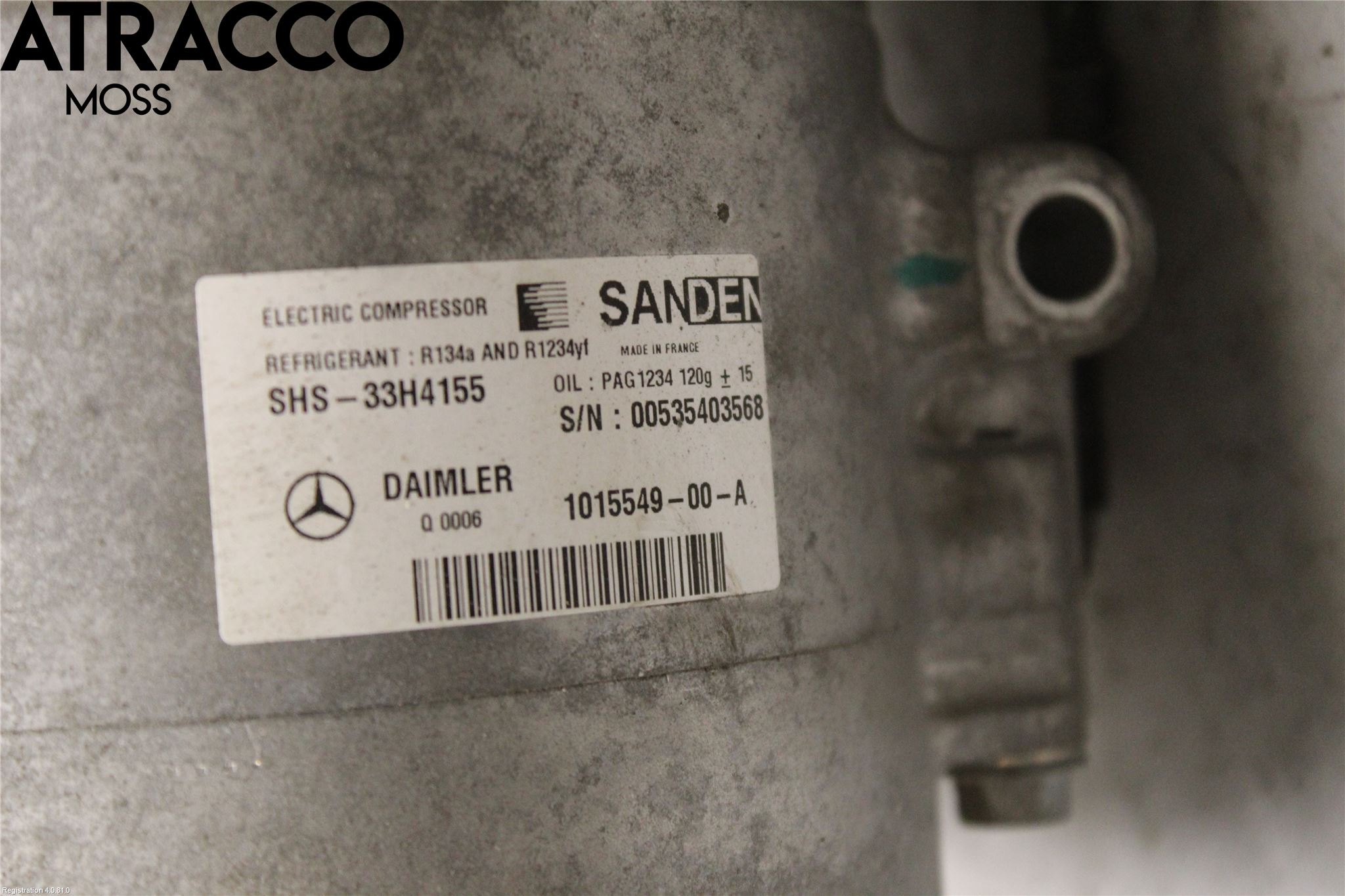 Mercedes-Benz MB B-KLASS (W246/W242) 12-19 Ac Kompressor