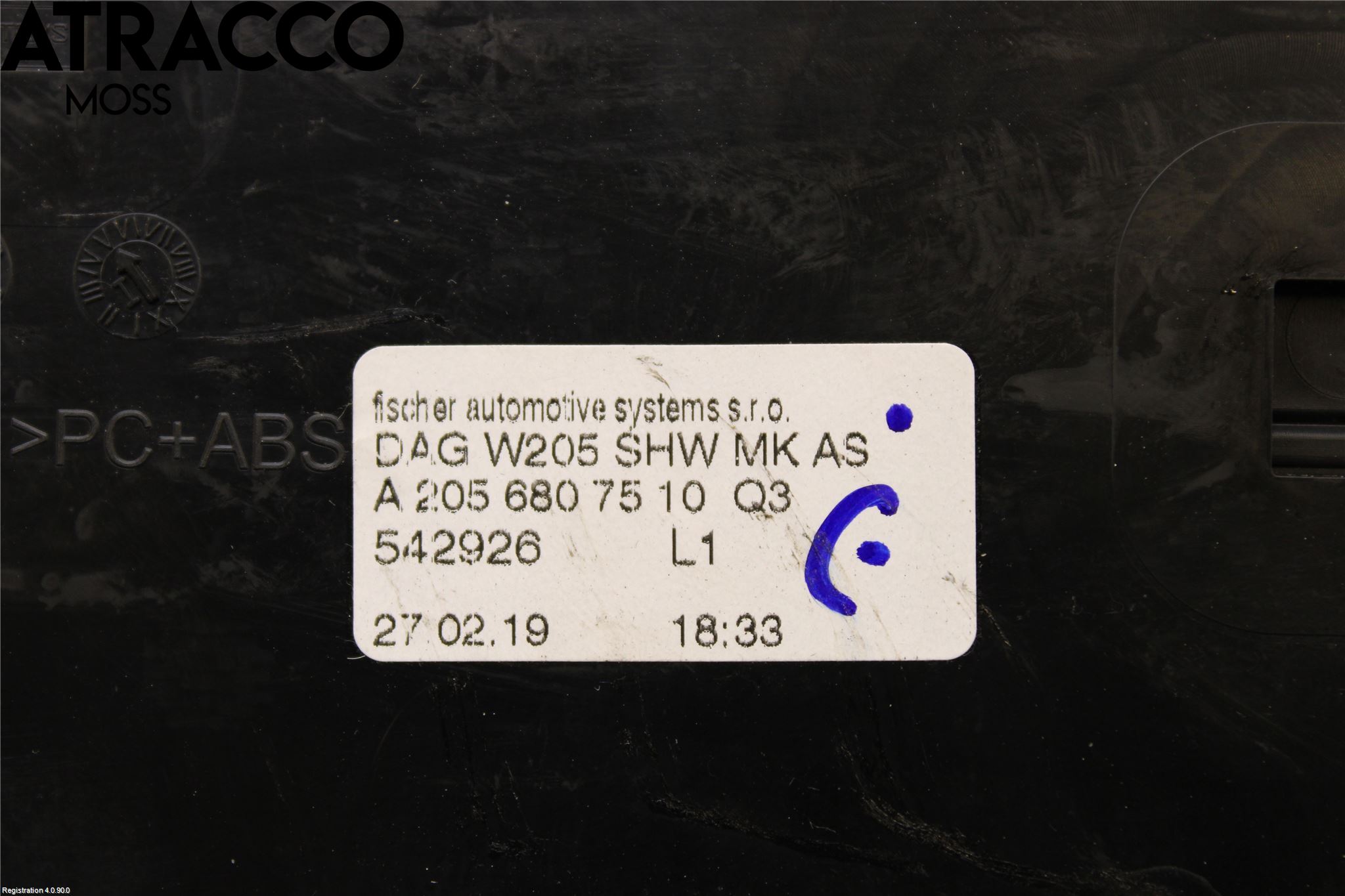 Mercedes-Benz MB C-KLASS (W205) 14-21 Mugghållare