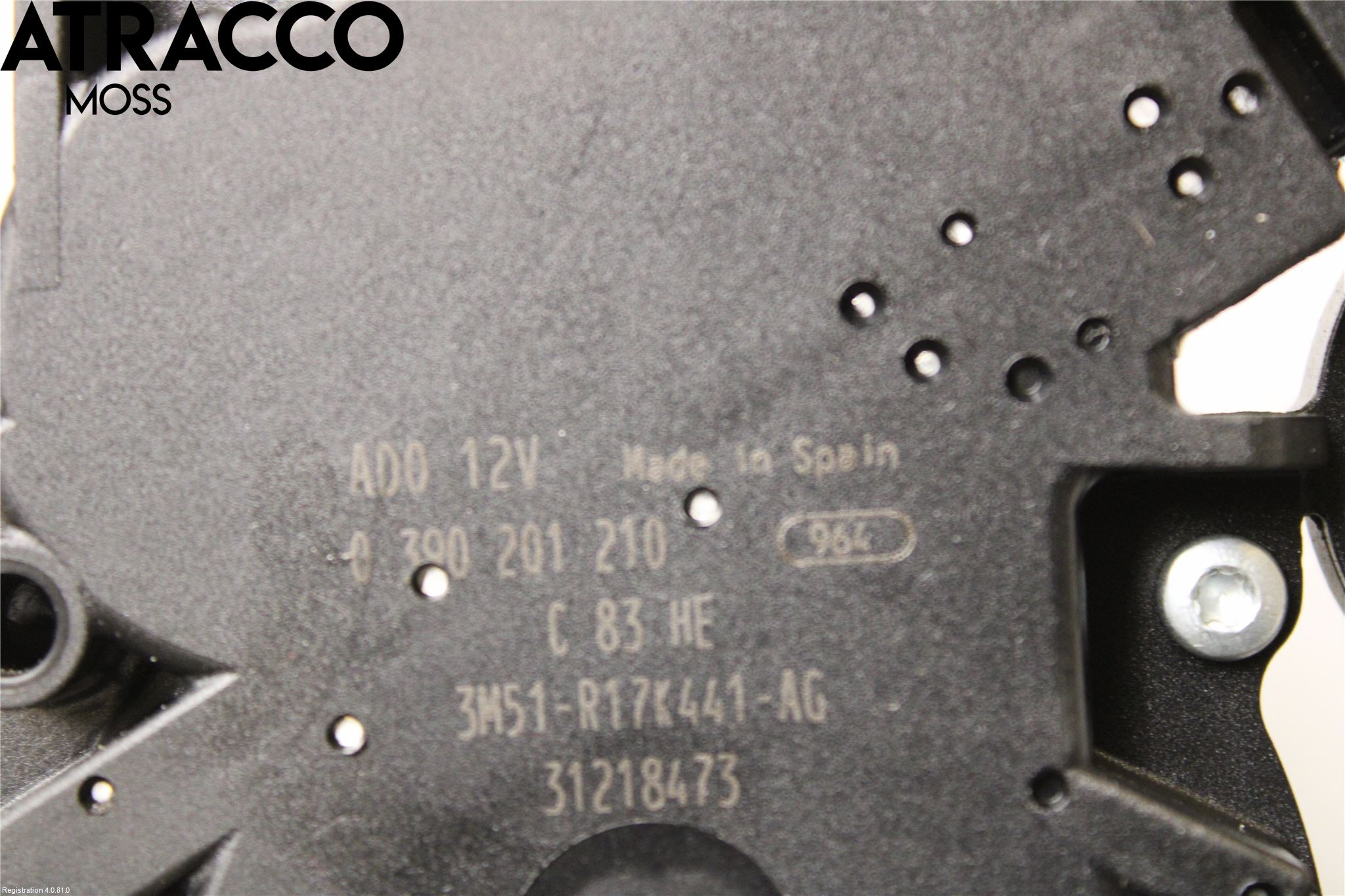Ford MONDEO 07-15 Torkarmotor Baklucka