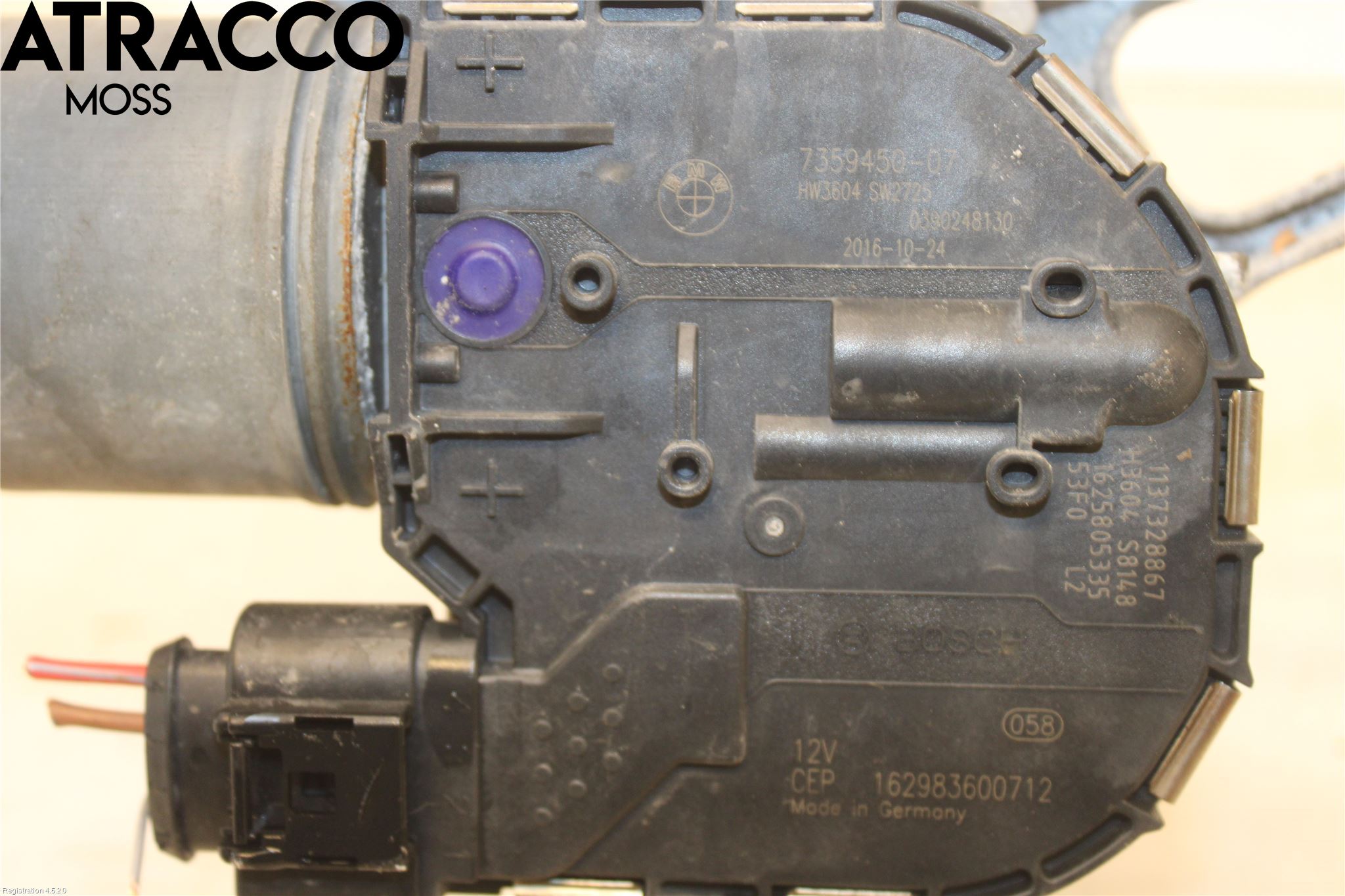BMW i3 I01 13-22 Torkarmotor Vindruta