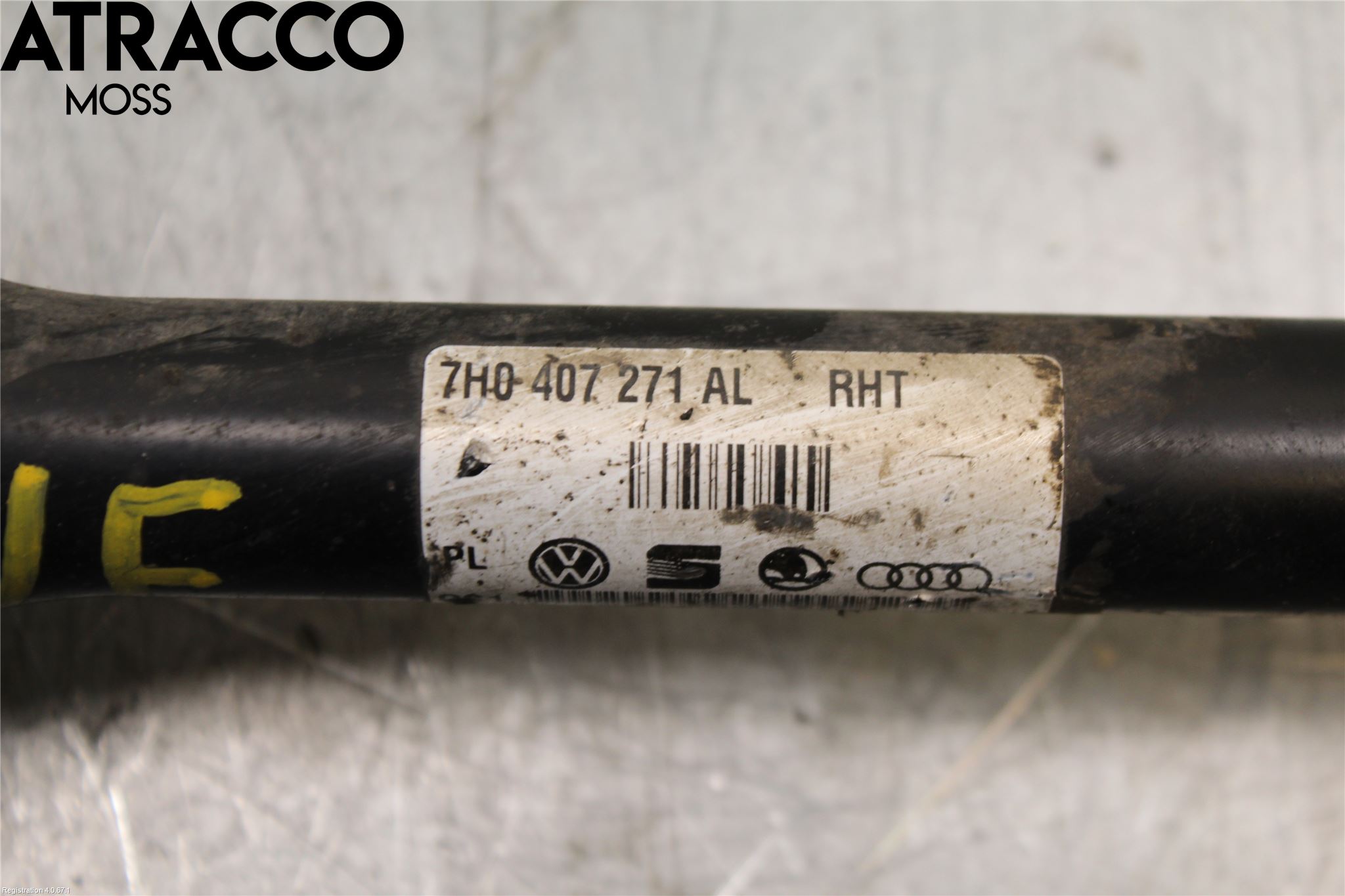 Volkswagen VW TRANSP/CARAVELLE (T5) 04-15 Drivaxel Fram Vänster