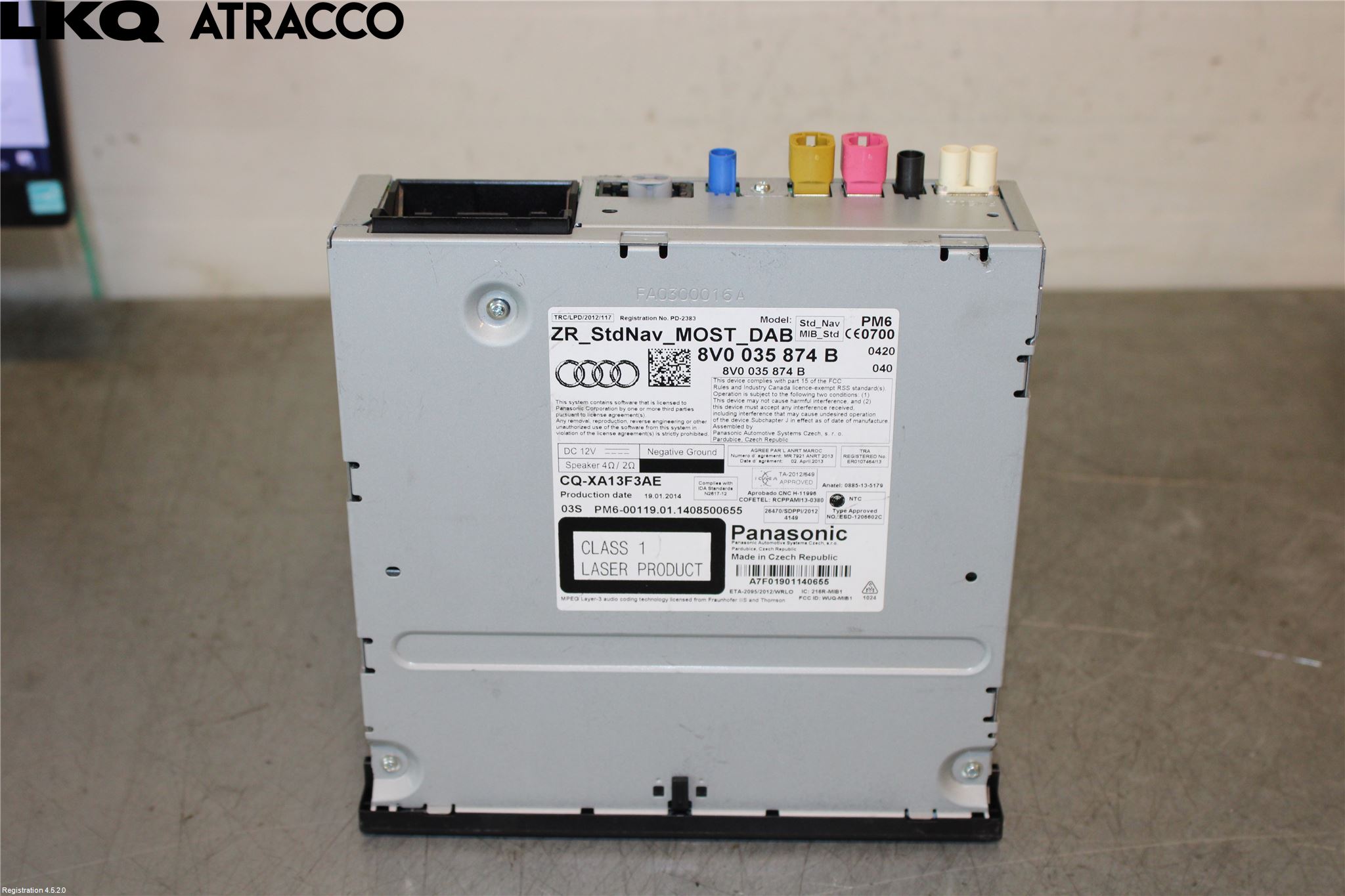 Audi A3/S3 05-13 Cd Radio - Multimediapanel