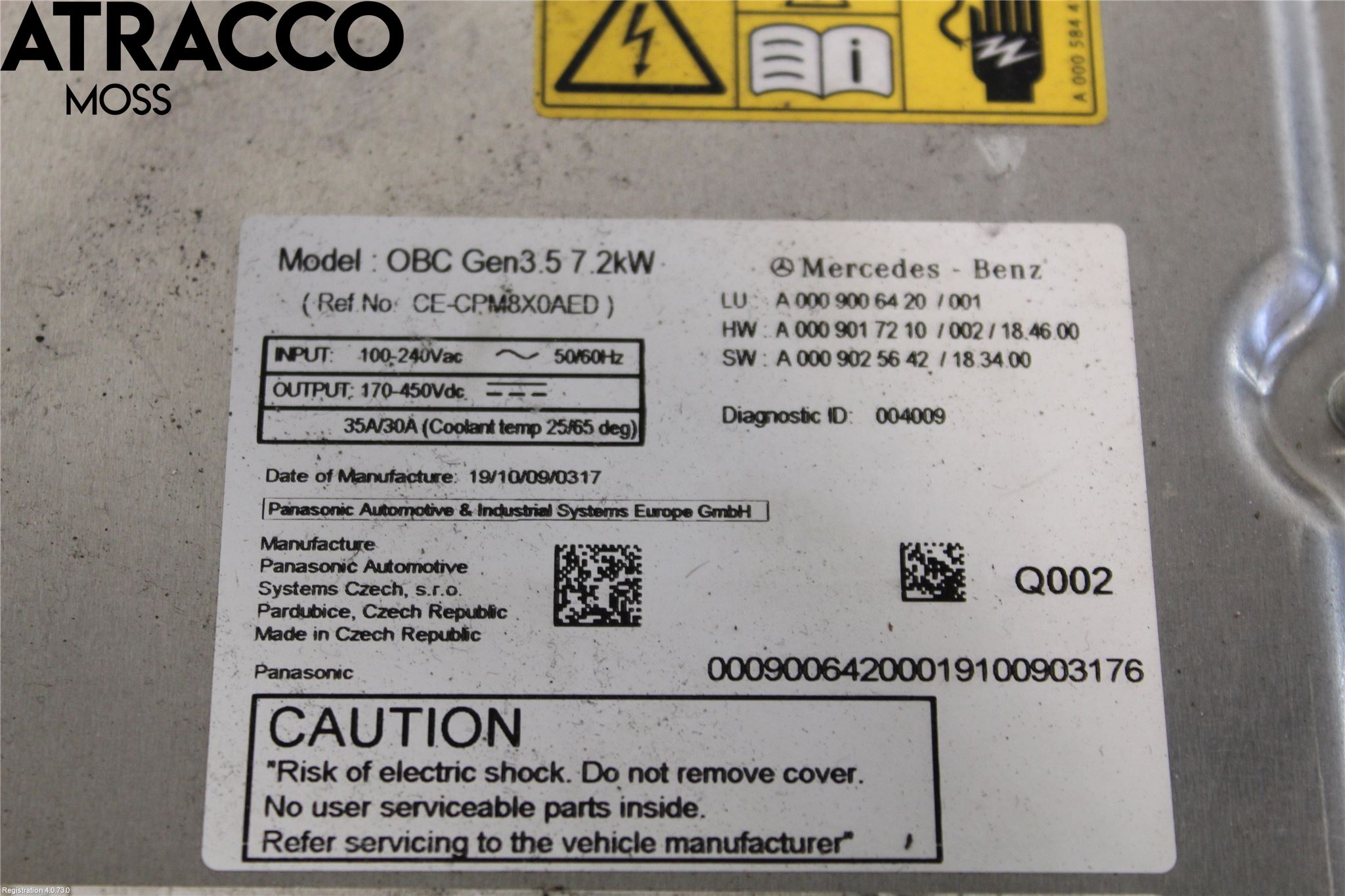 Mercedes-Benz MB E-KLASS (W213) 16-23 Batteriladdare Högspänning