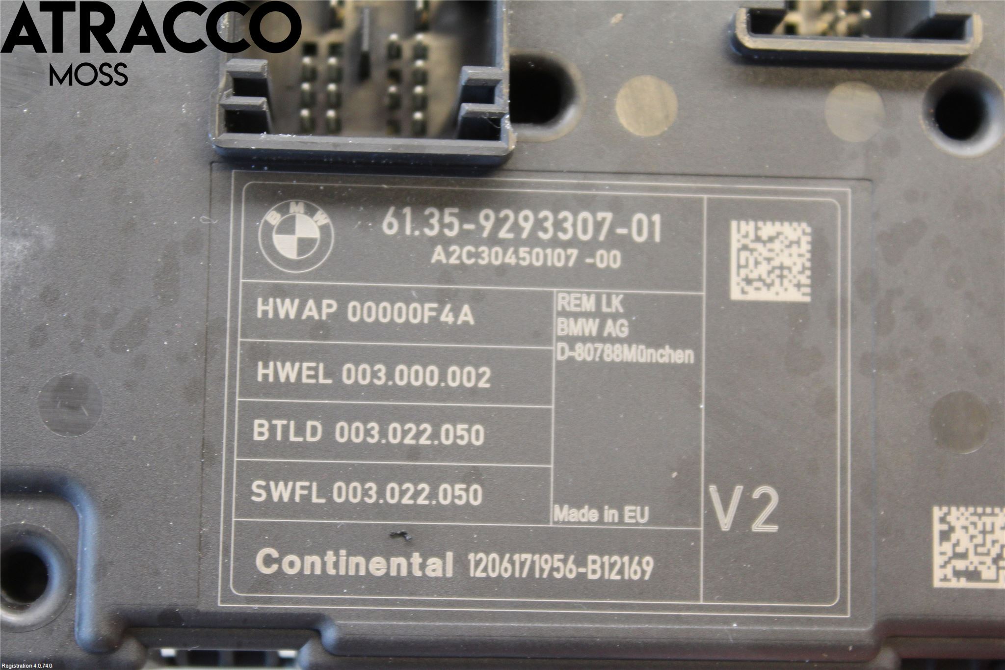 BMW 3 F30/F31/F80 12-19 Styrenhet Övrigt