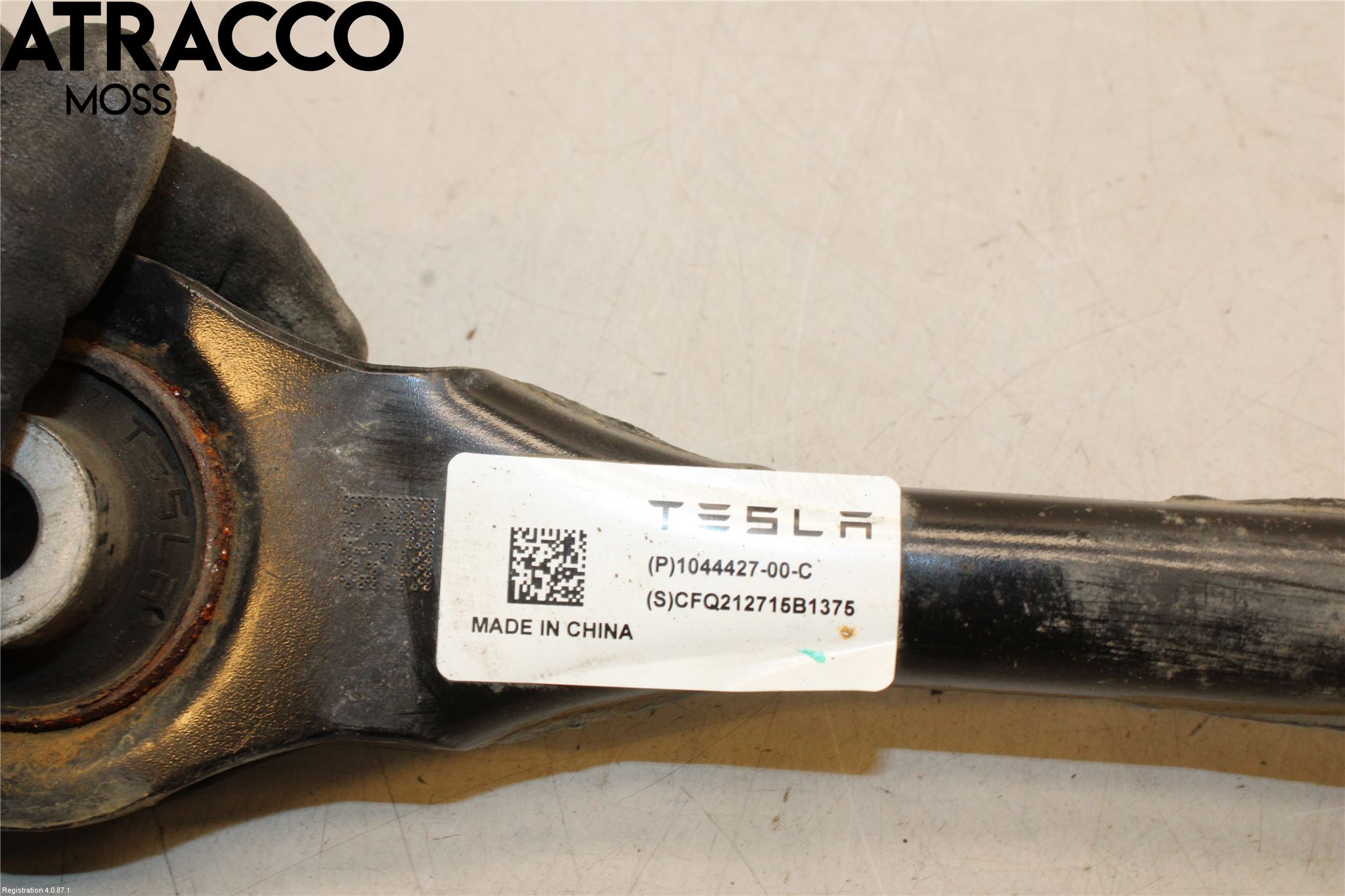 Tesla MODEL 3 17- Bärarm Bak Övre Vänster