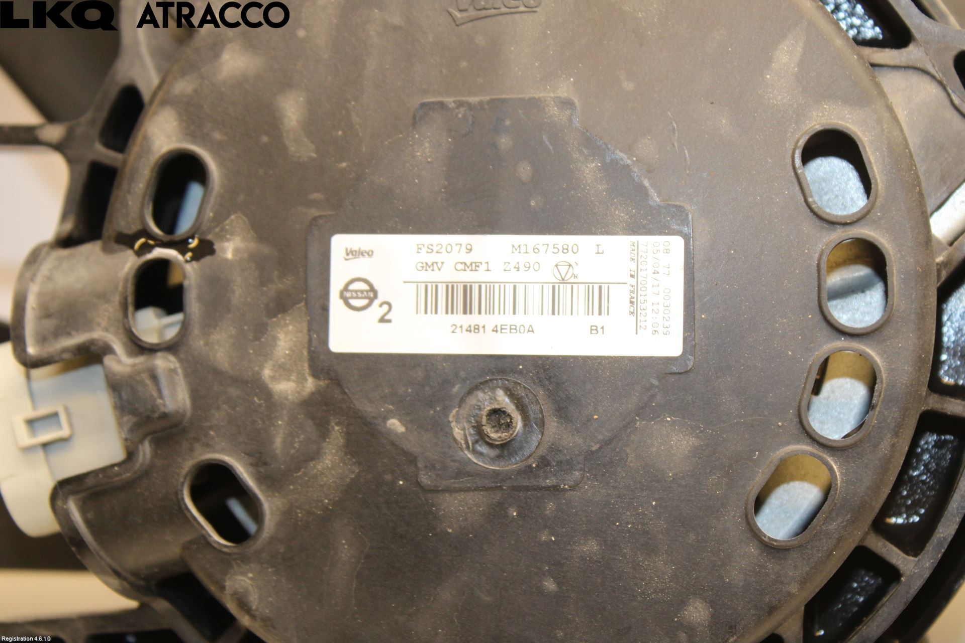 Nissan QASHQAI 17-21 Kylfläkt El