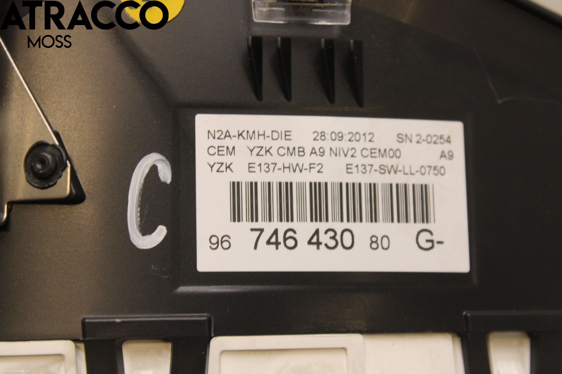 Peugeot 208 12-15 Instrument Komb