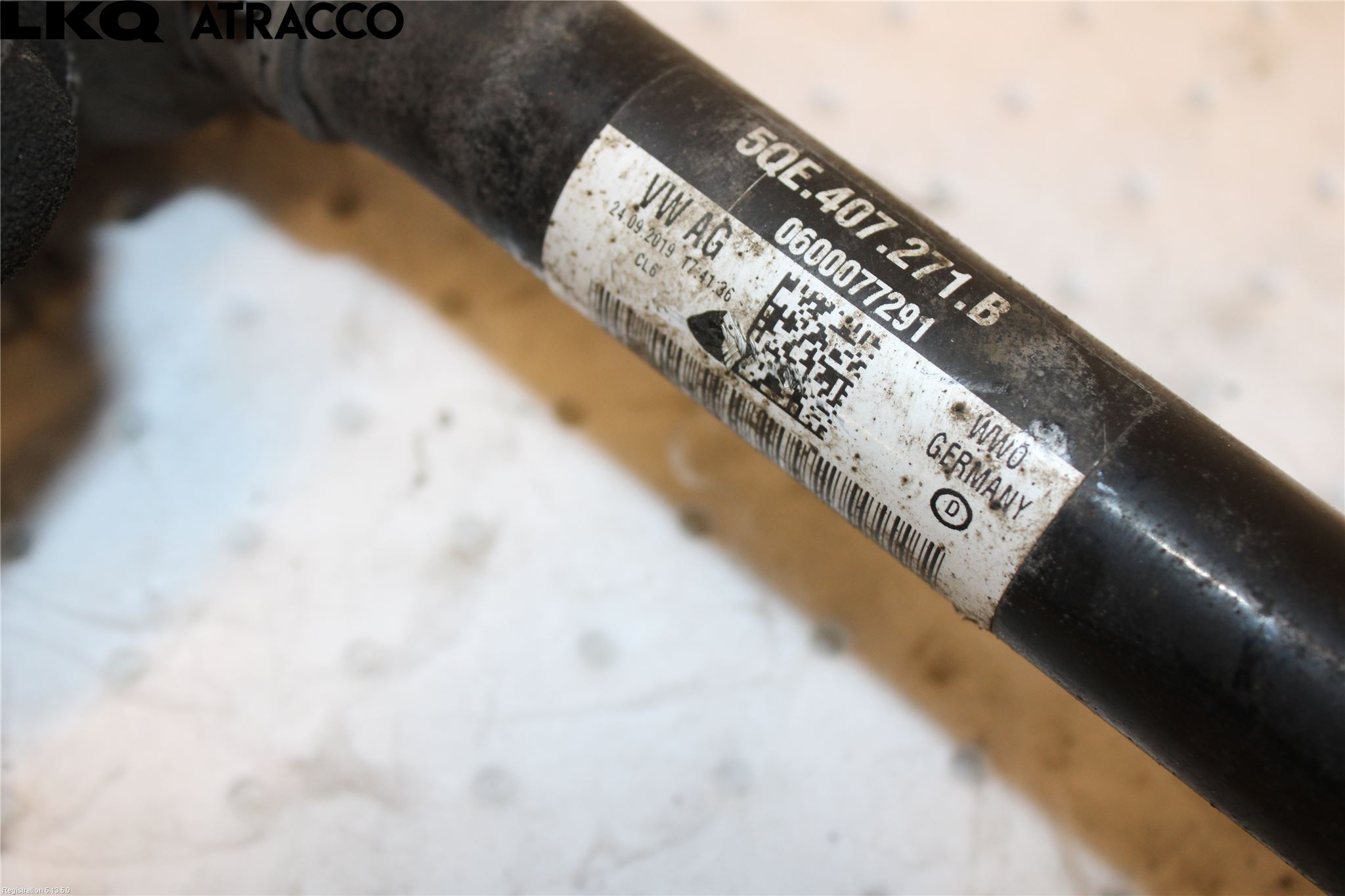 Volkswagen VW GOLF / E-GOLF VII 13-20 Drivaxel Fram Vänster