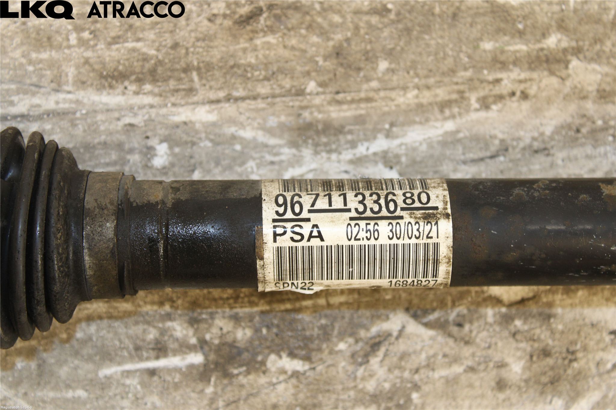 Peugeot PARTNER 16-18 Drivaxel Fram Höger