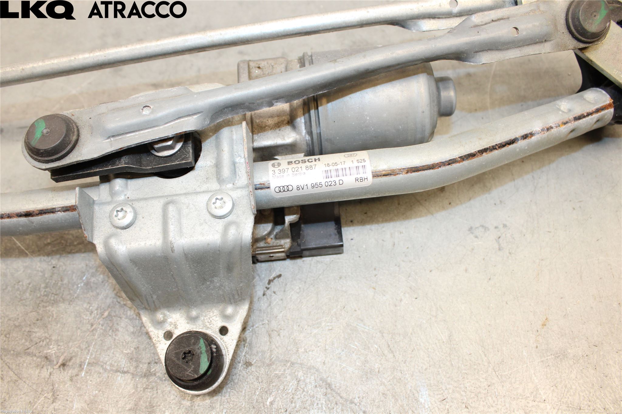 Audi A3/S3 8V 13-20 Torkarmotor Vindruta