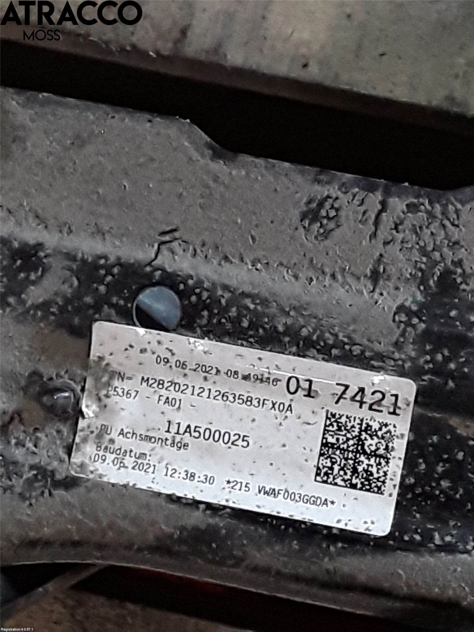 Volkswagen VW ID.4 21- Bakaxelbalk