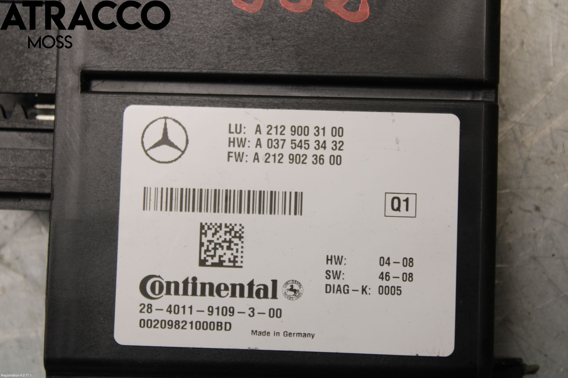 Mercedes-Benz MB E-KLASS (W212) 09-16 Styrenhet Övrigt