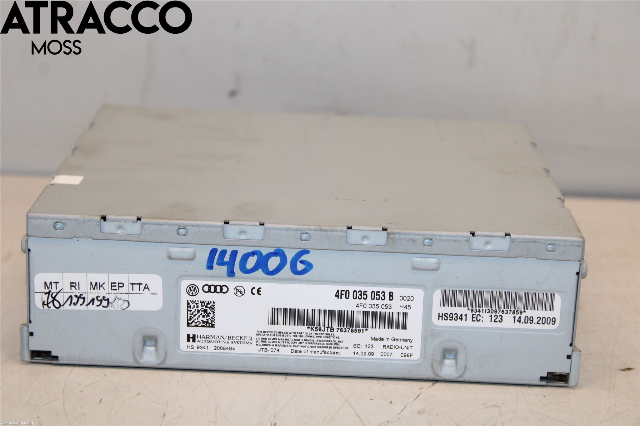 Audi A4/S4 08-11 Radio Övrigt